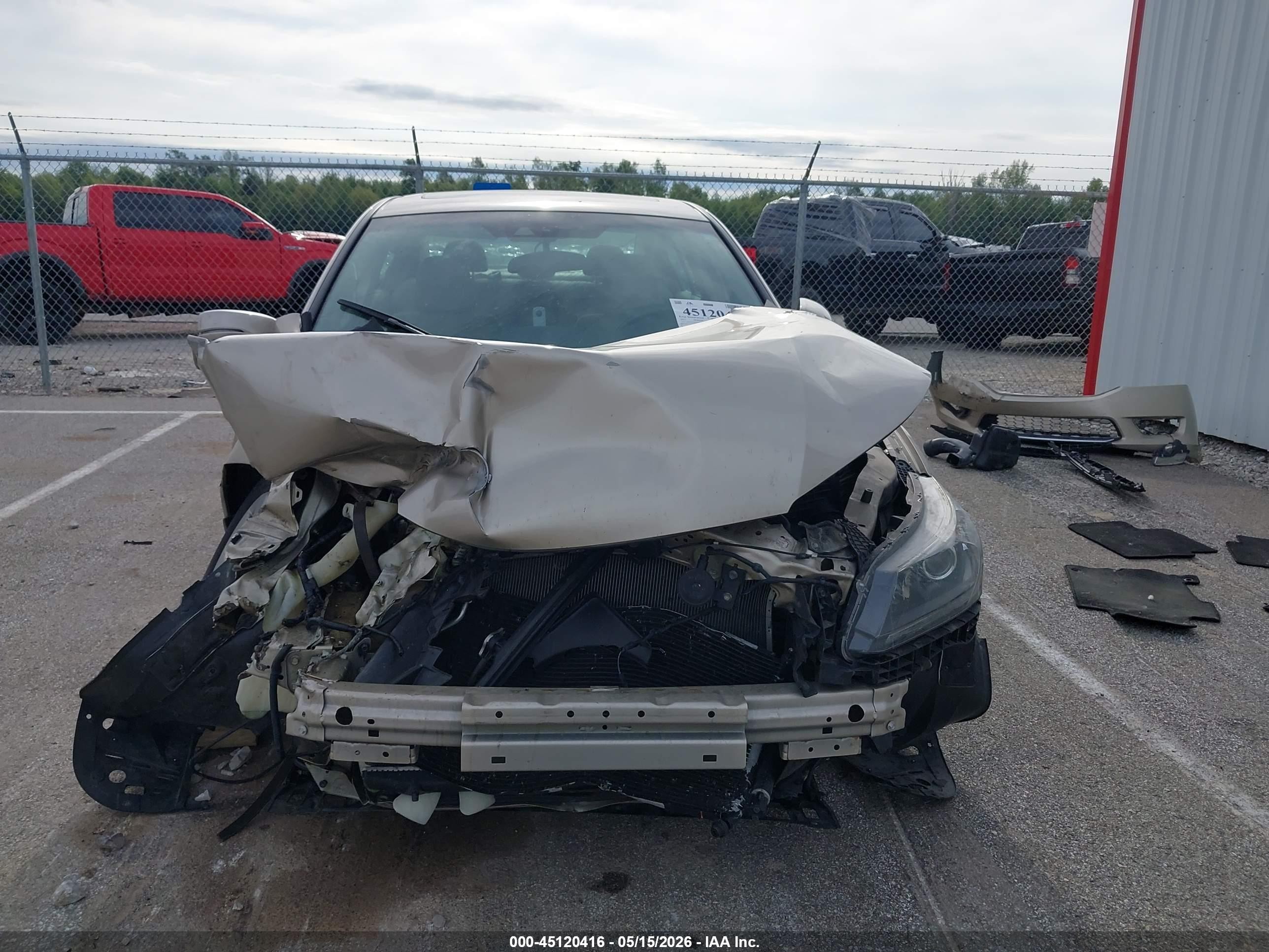 2013 Honda Accord Ex-l Желто-коричневый vin: 1HGCR2F81DA238064