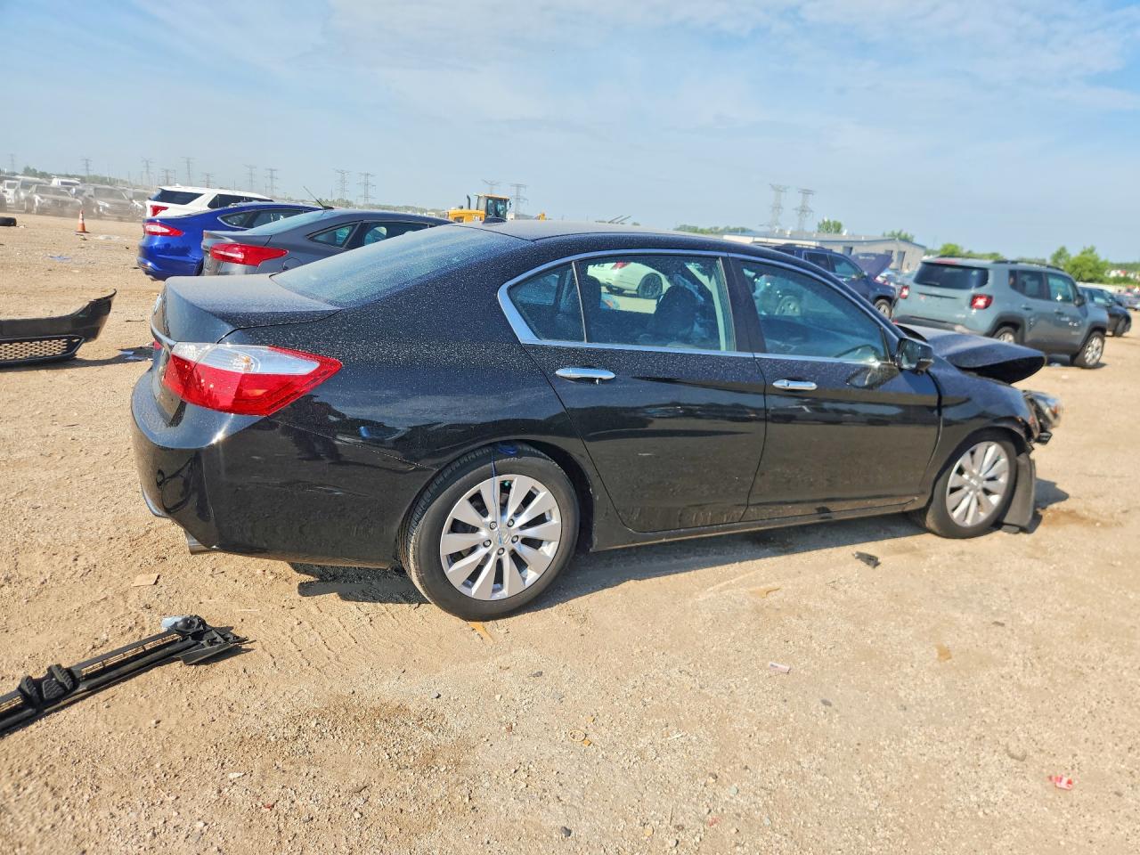 2013 Honda Accord Exl Black vin: 1HGCR2F81DA260209