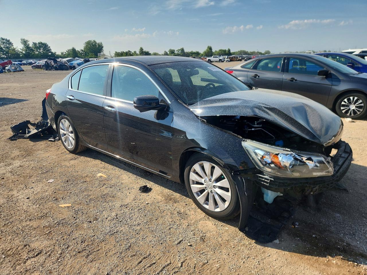 2013 Honda Accord Exl Black vin: 1HGCR2F81DA260209