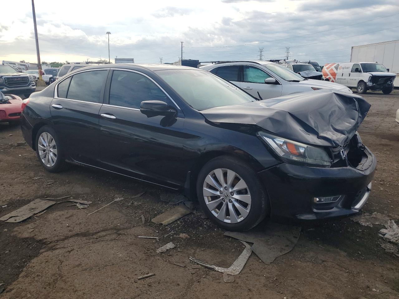 2013 Honda Accord Exl Black vin: 1HGCR2F81DA800951