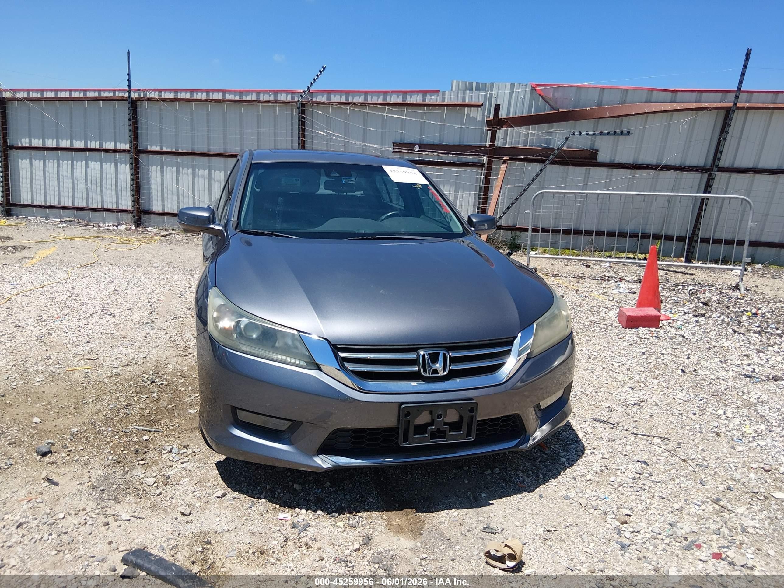 2014 Honda Accord Ex-l Gray vin: 1HGCR2F81EA019980
