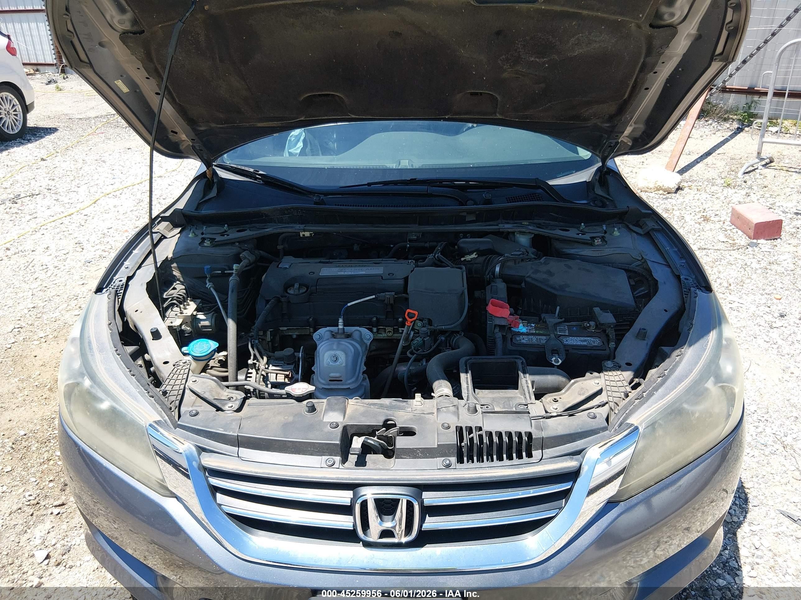 2014 Honda Accord Ex-l Gray vin: 1HGCR2F81EA019980