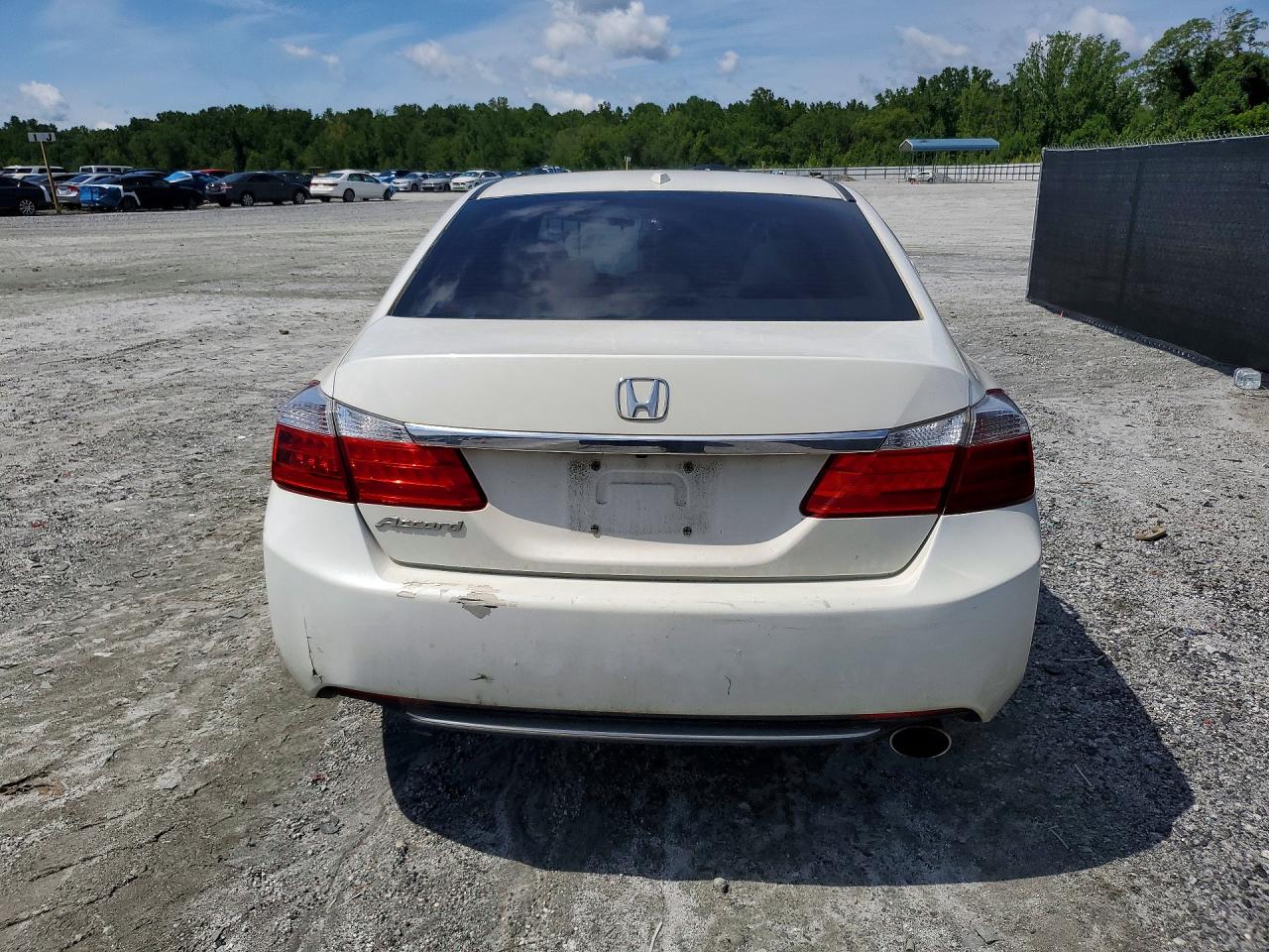2014 Honda Accord Exl White vin: 1HGCR2F81EA044443