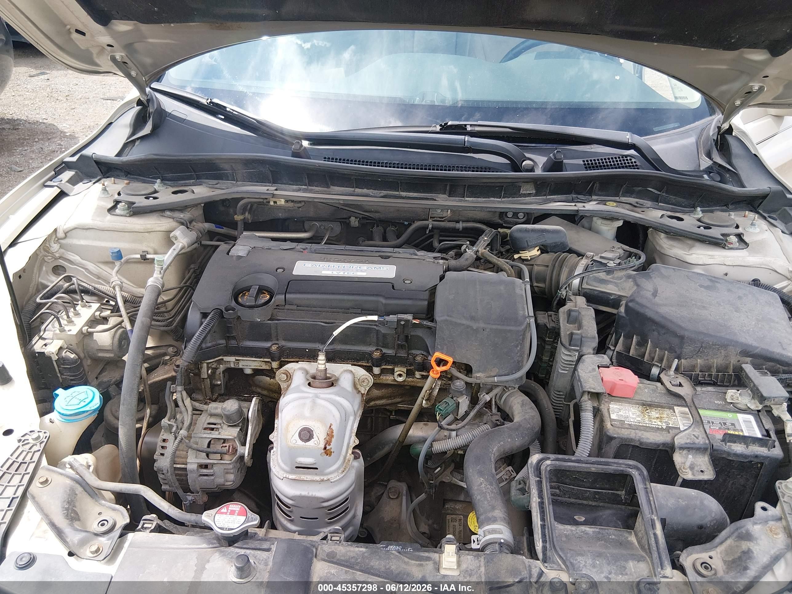 2014 Honda Accord Ex-l Cream vin: 1HGCR2F81EA062246