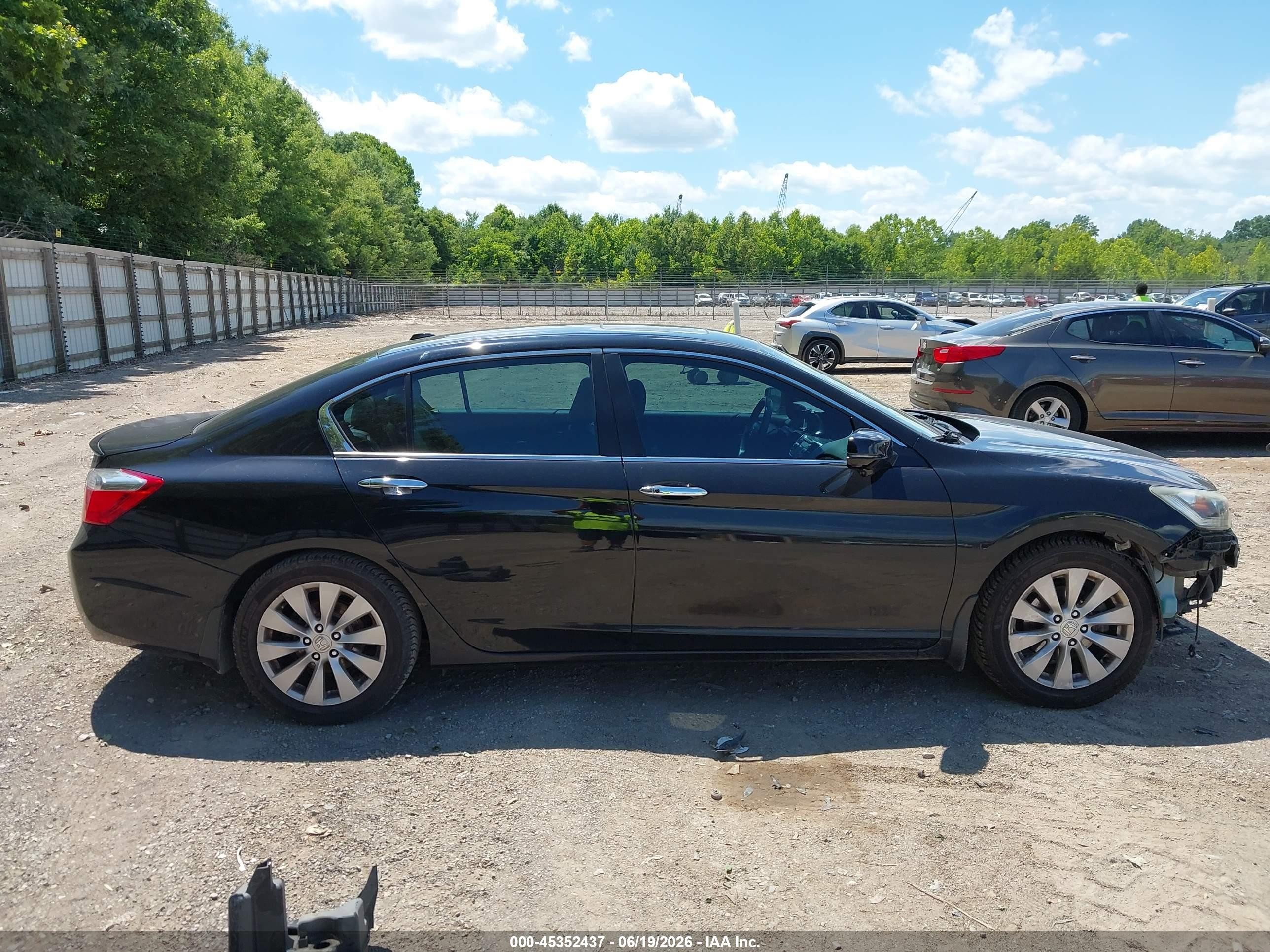 2014 Honda Accord Ex-l Black vin: 1HGCR2F81EA099474