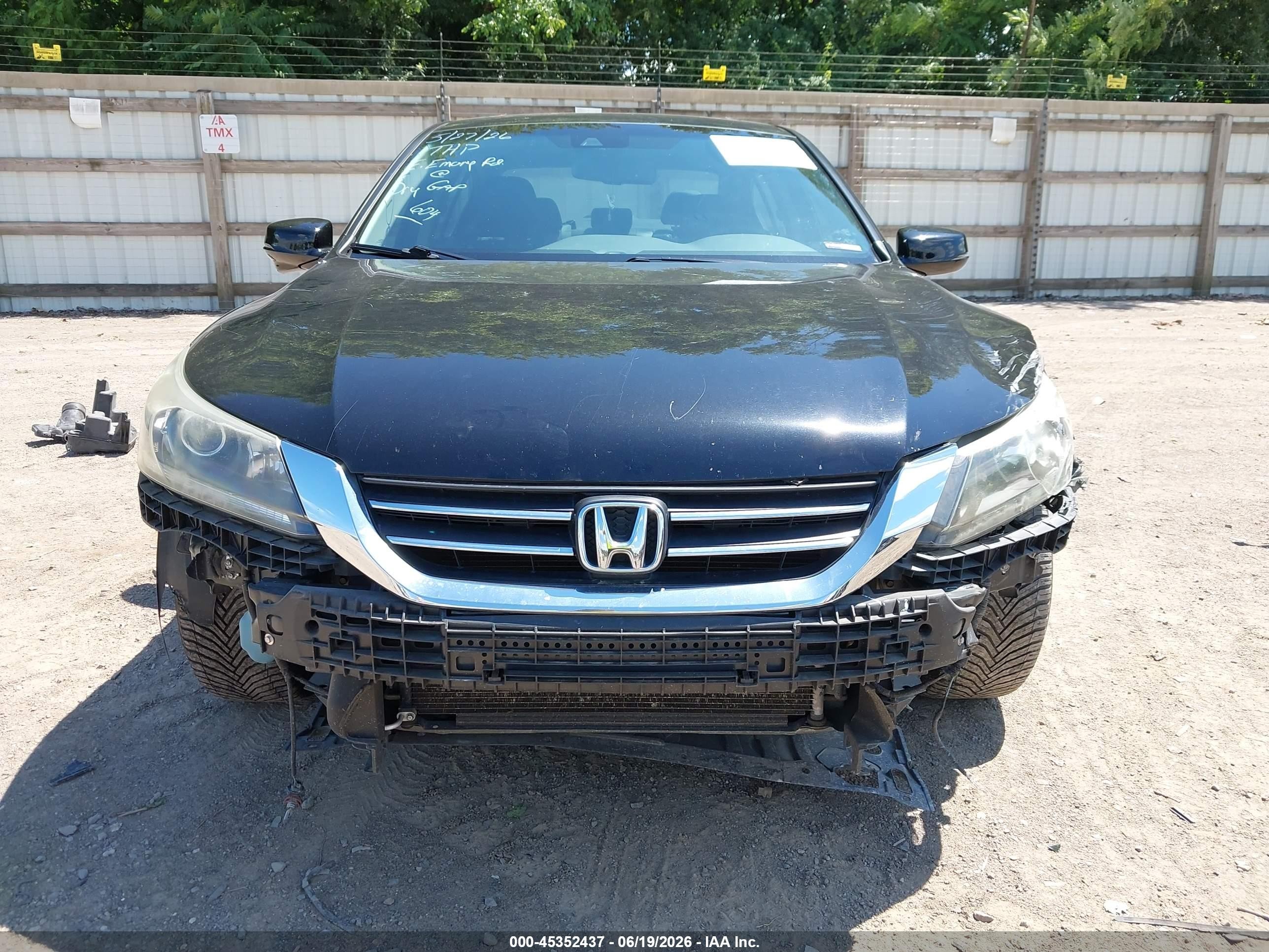 2014 Honda Accord Ex-l Black vin: 1HGCR2F81EA099474