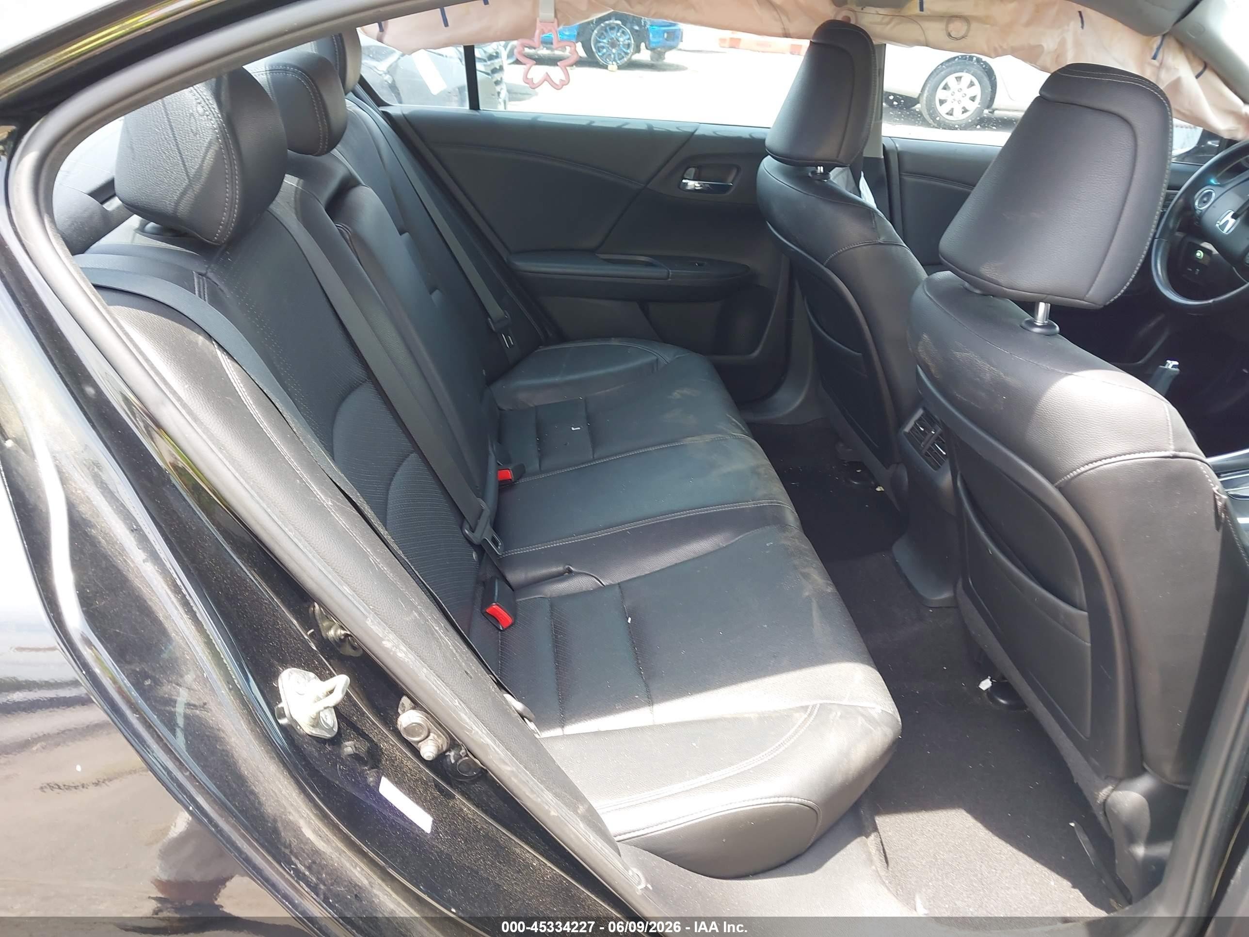 2014 Honda Accord Ex-l Black vin: 1HGCR2F81EA153159