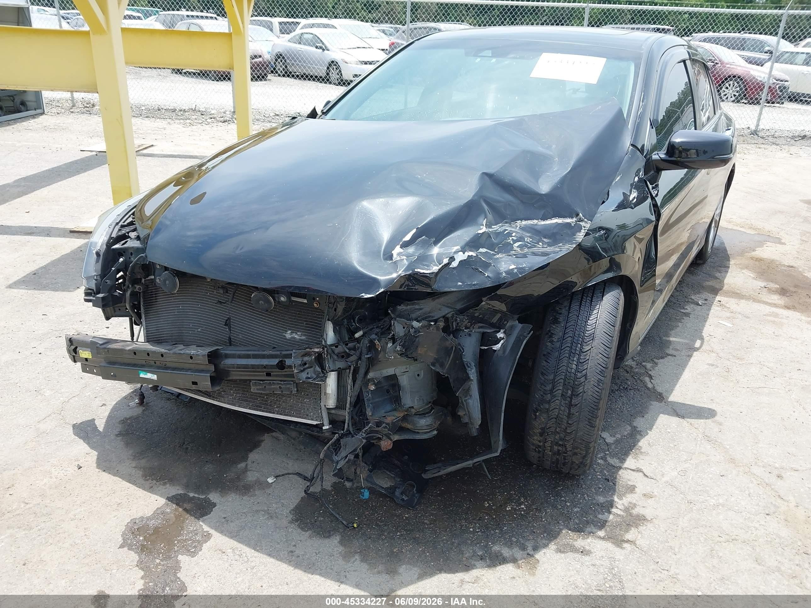 2014 Honda Accord Ex-l Black vin: 1HGCR2F81EA153159