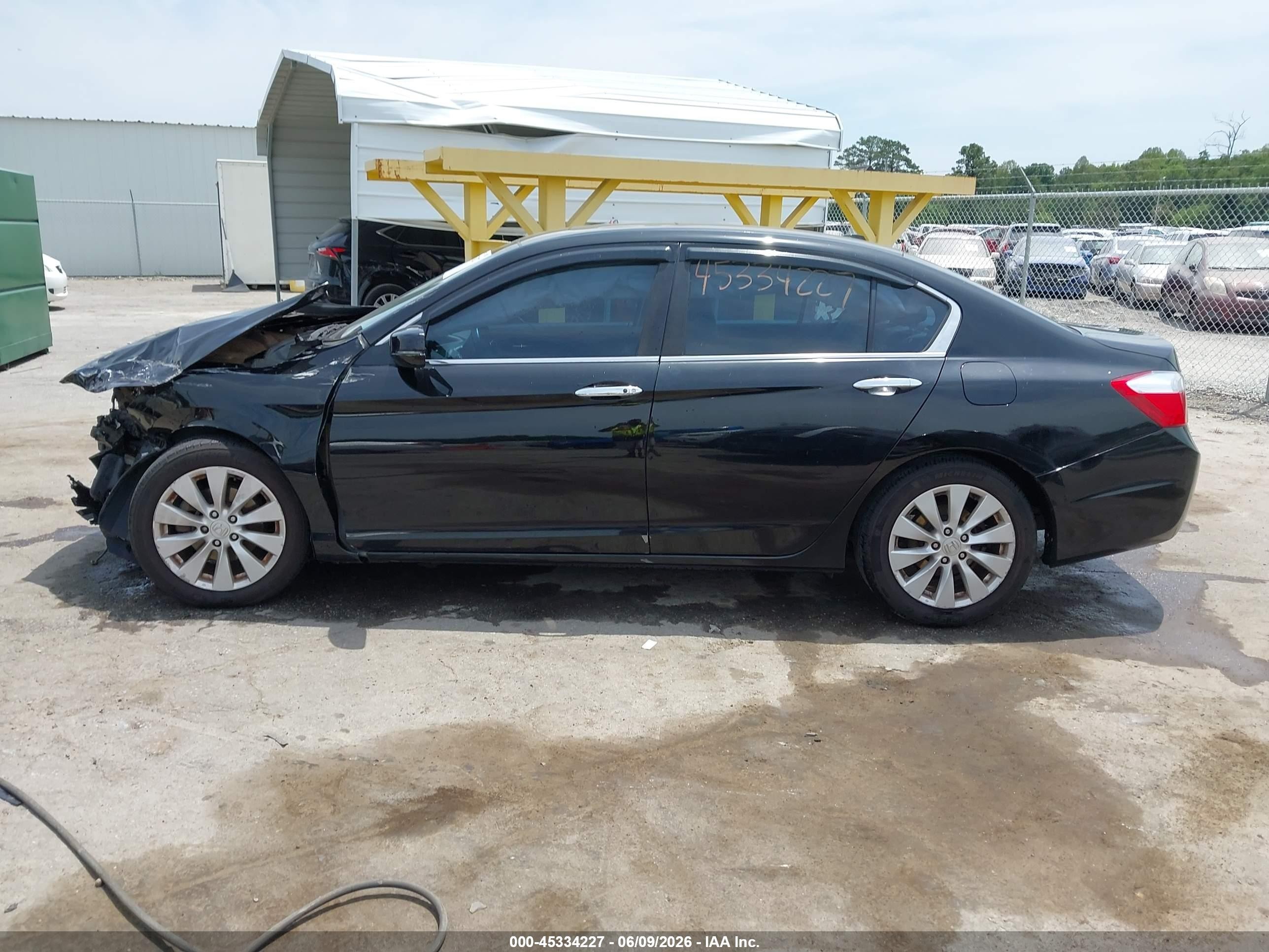 2014 Honda Accord Ex-l Black vin: 1HGCR2F81EA153159