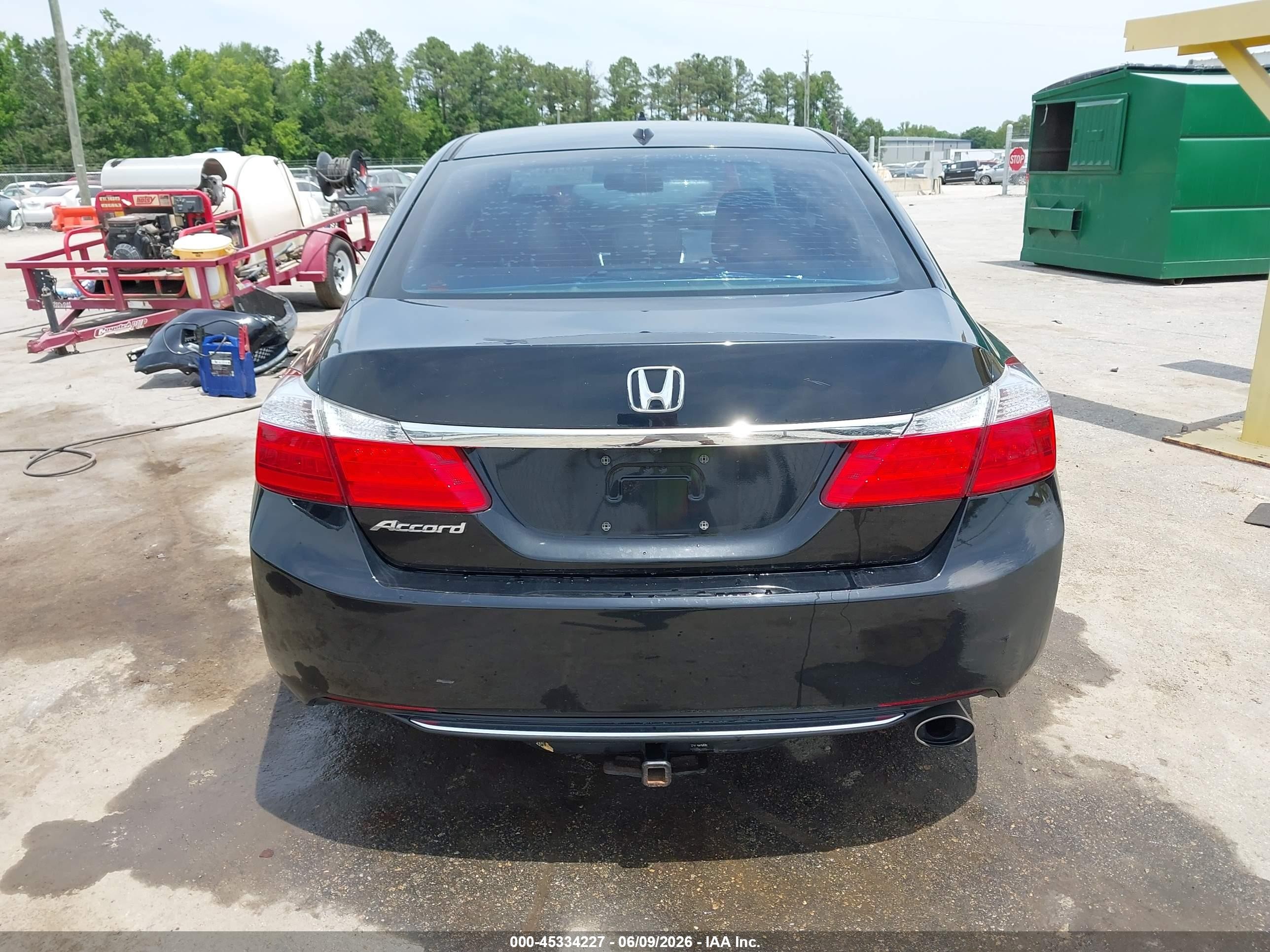 2014 Honda Accord Ex-l Black vin: 1HGCR2F81EA153159