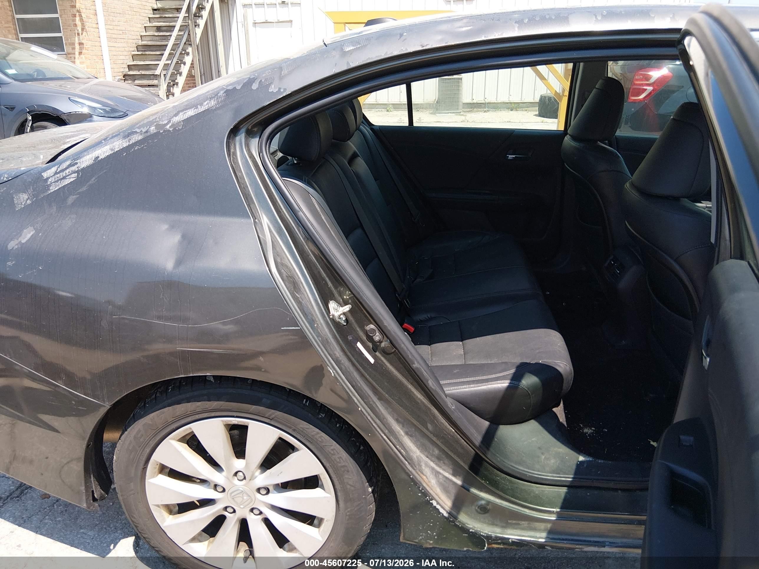 2014 Honda Accord Ex-l Silver vin: 1HGCR2F81EA218740