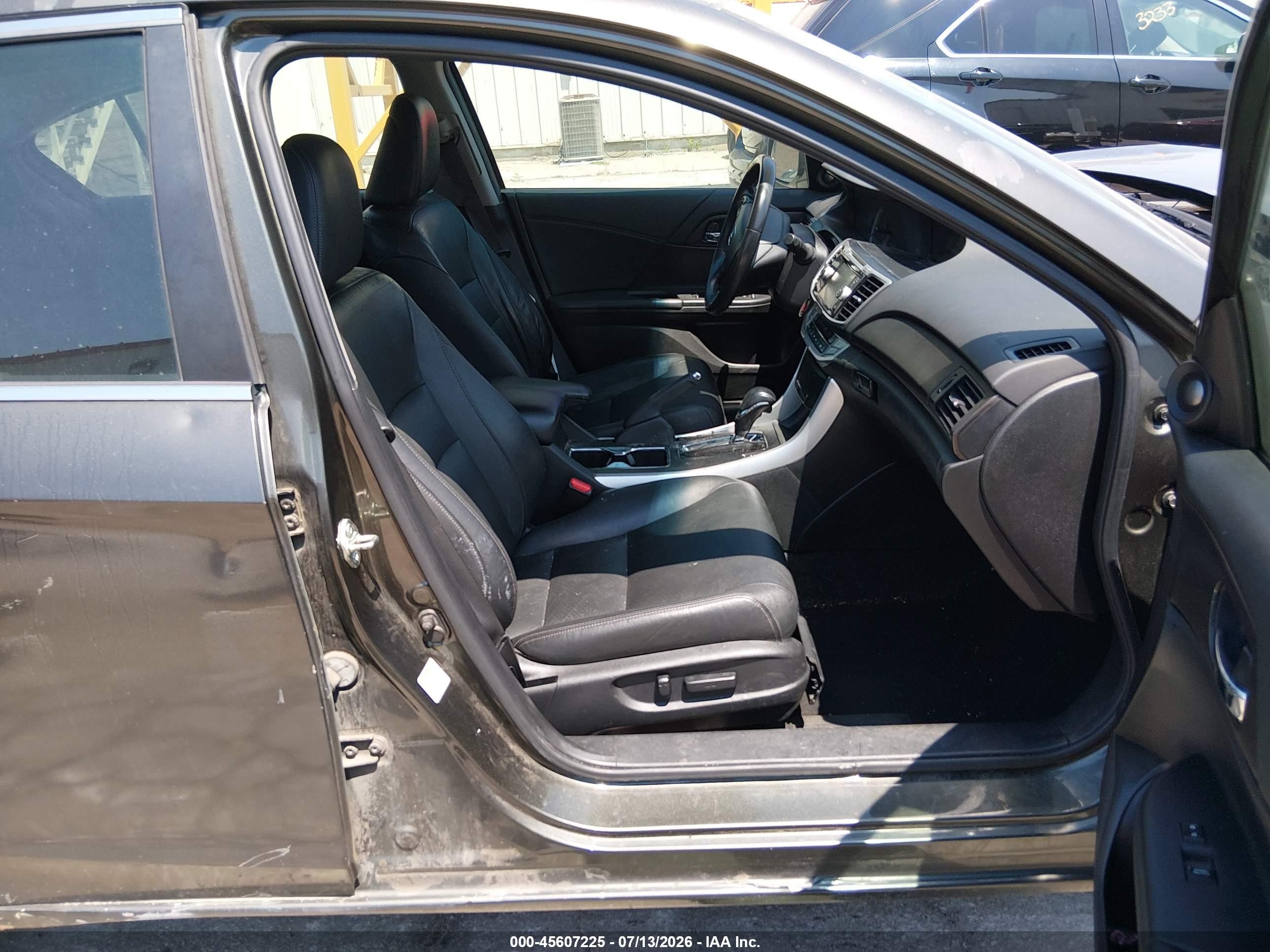 2014 Honda Accord Ex-l Silver vin: 1HGCR2F81EA218740