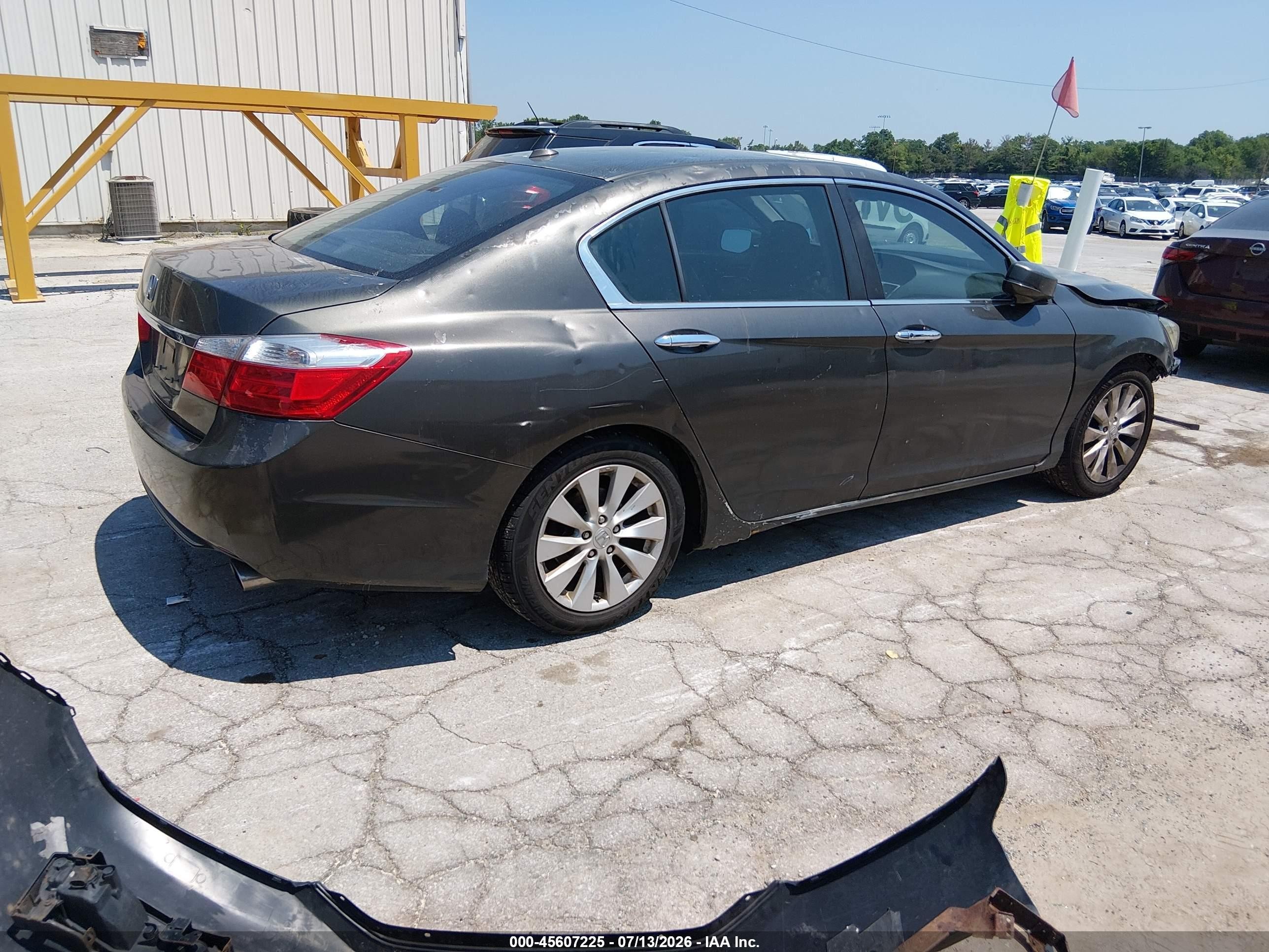 2014 Honda Accord Ex-l Silver vin: 1HGCR2F81EA218740