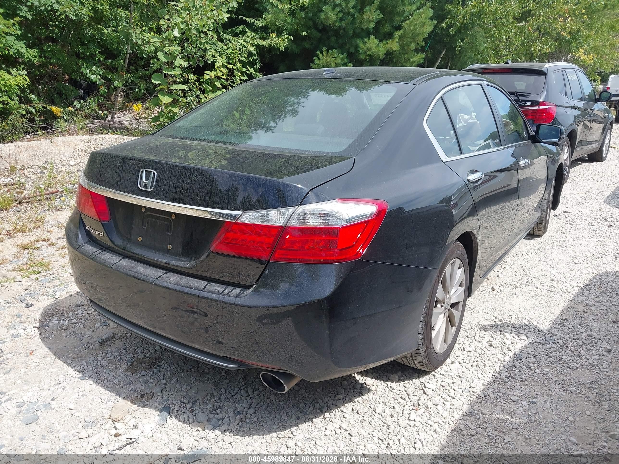 2014 Honda Accord Ex-l Black vin: 1HGCR2F81EA239071