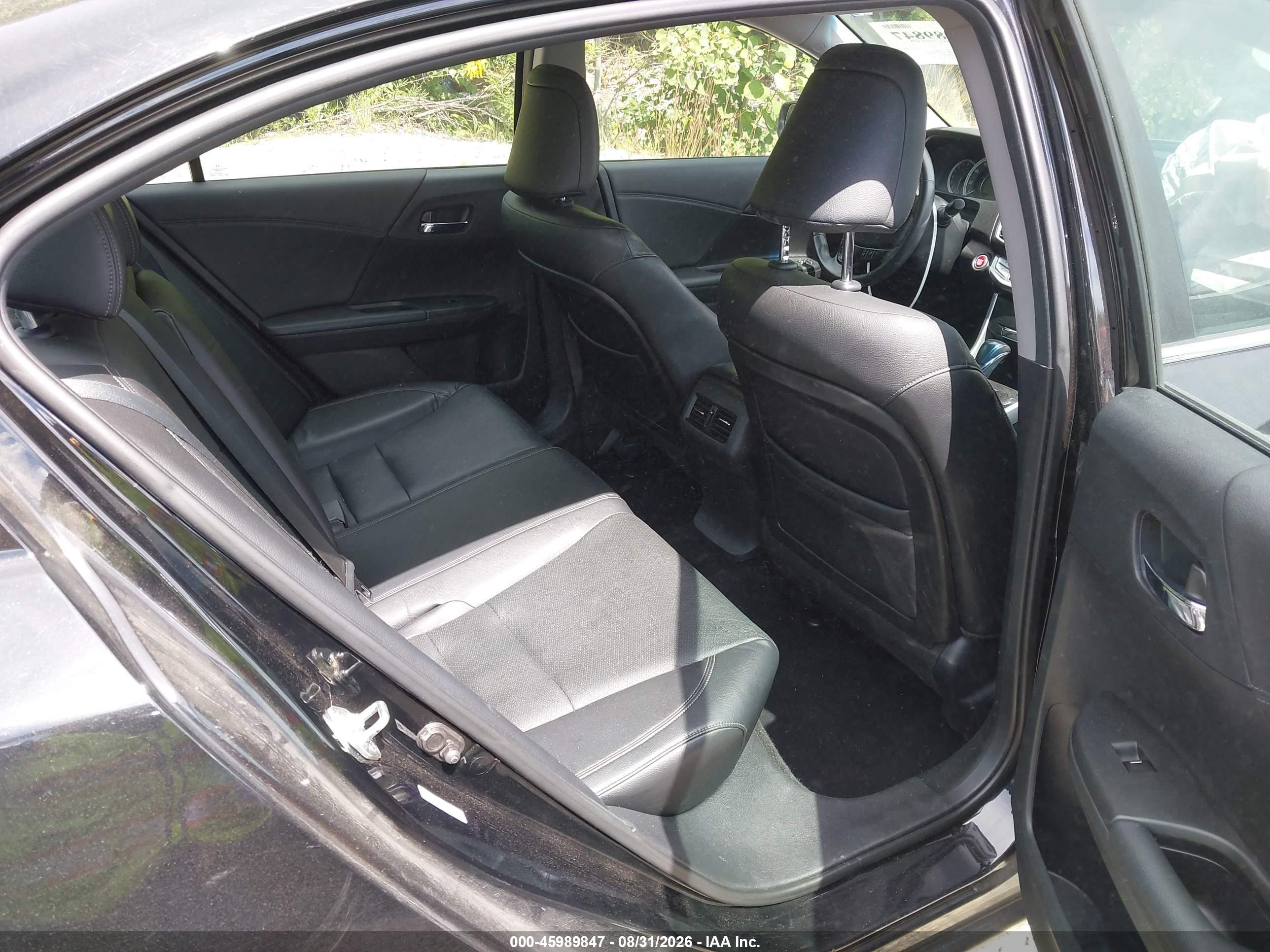 2014 Honda Accord Ex-l Black vin: 1HGCR2F81EA239071