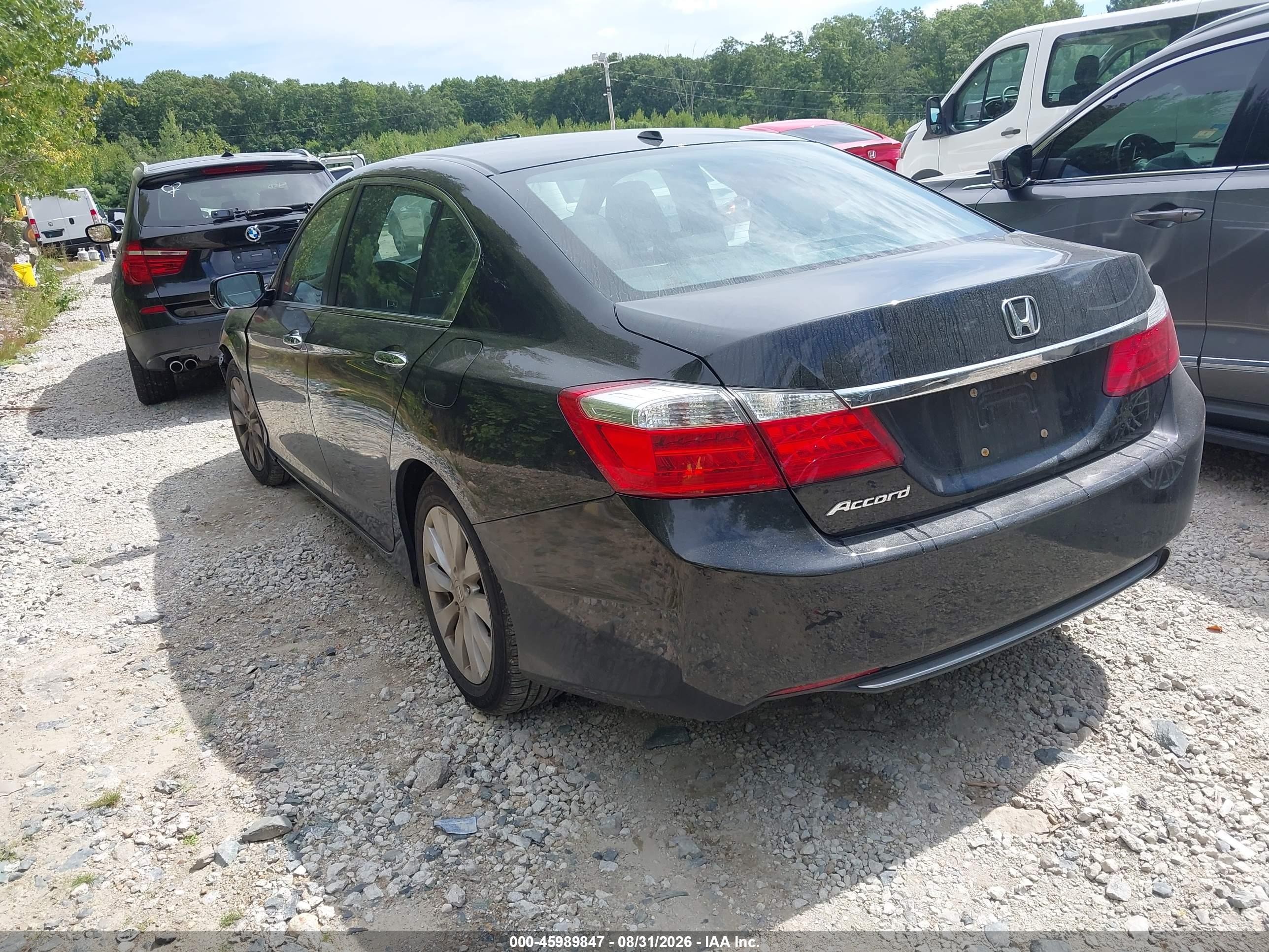 2014 Honda Accord Ex-l Black vin: 1HGCR2F81EA239071