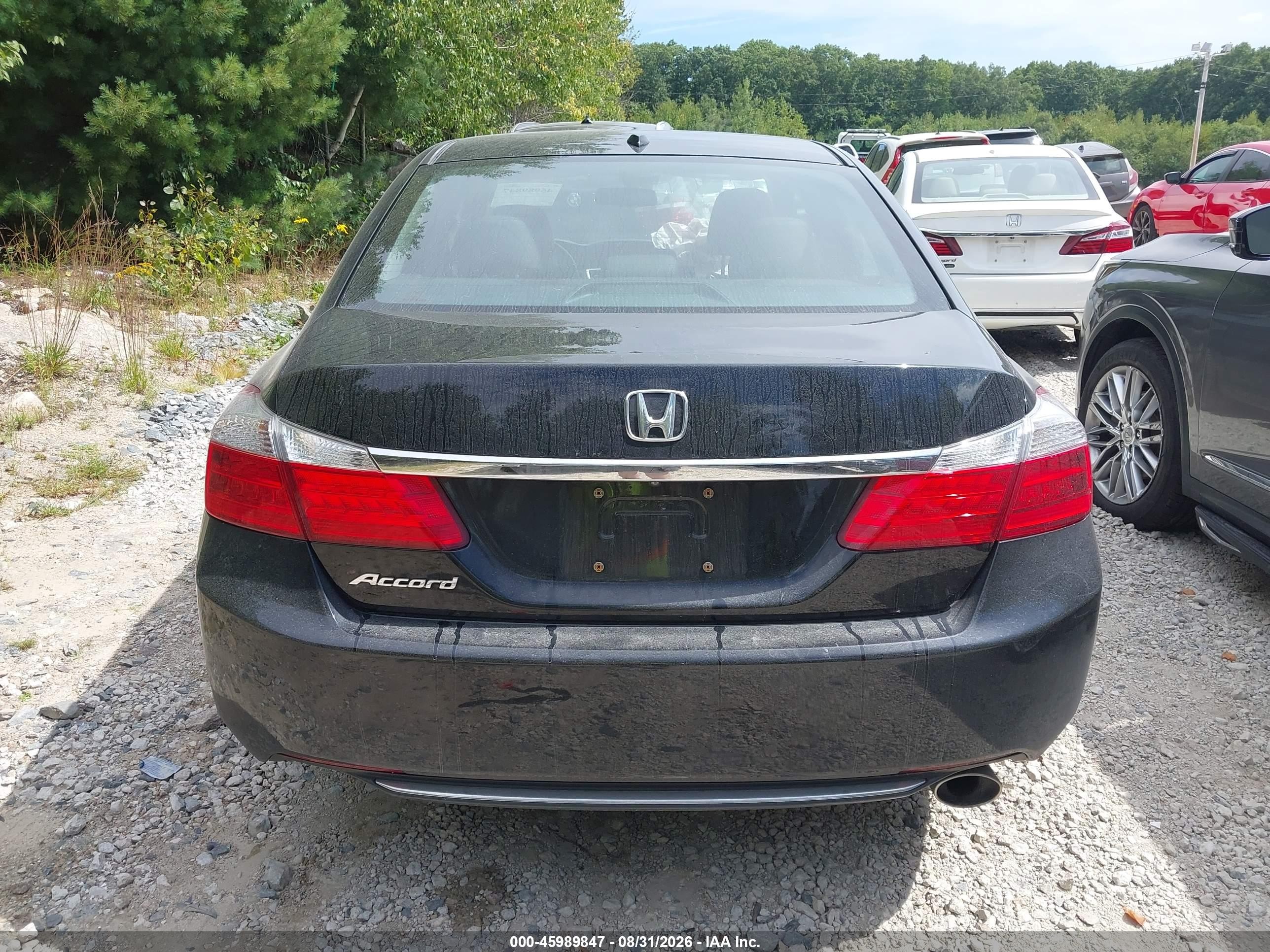 2014 Honda Accord Ex-l Black vin: 1HGCR2F81EA239071