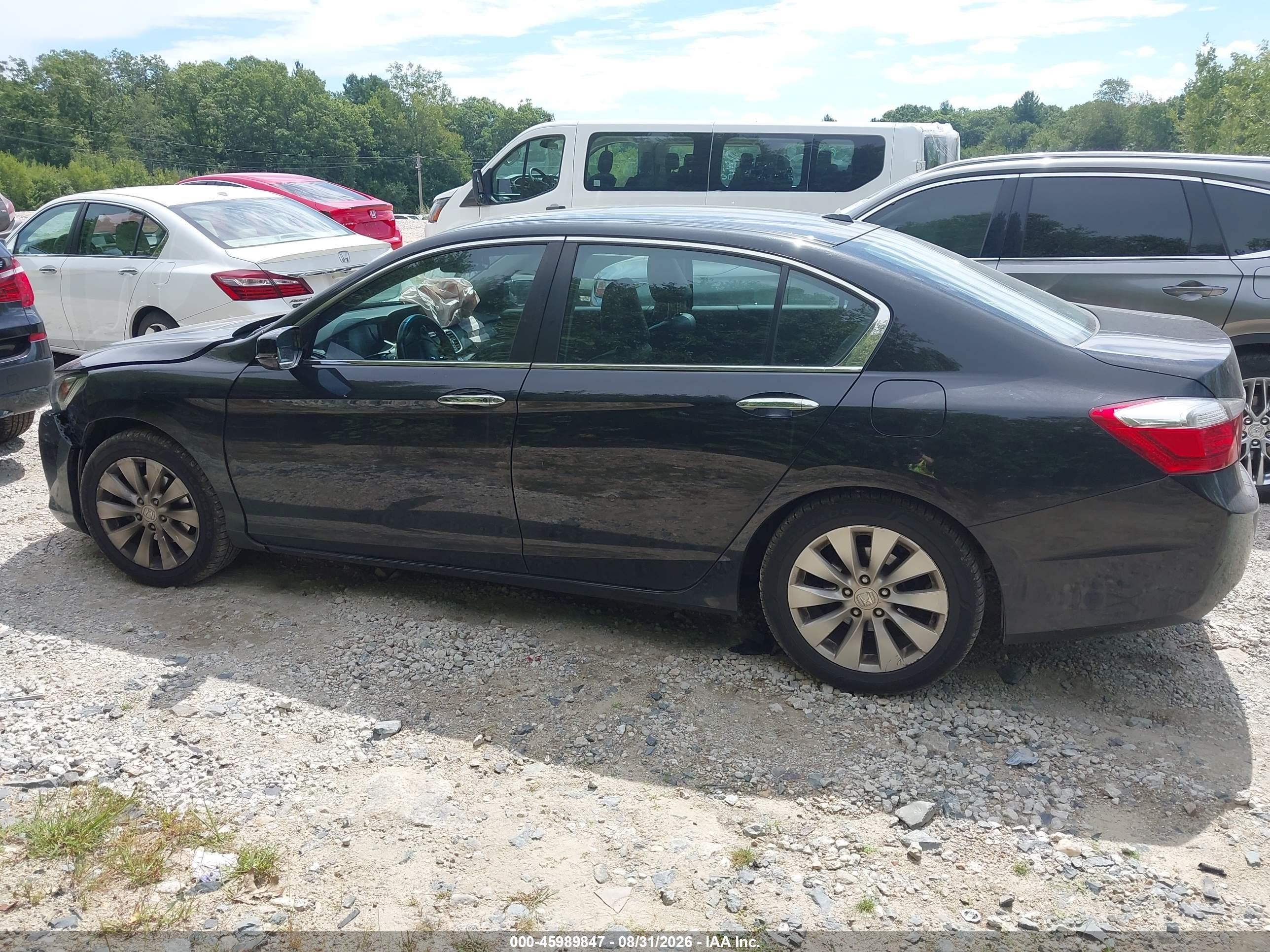 2014 Honda Accord Ex-l Black vin: 1HGCR2F81EA239071