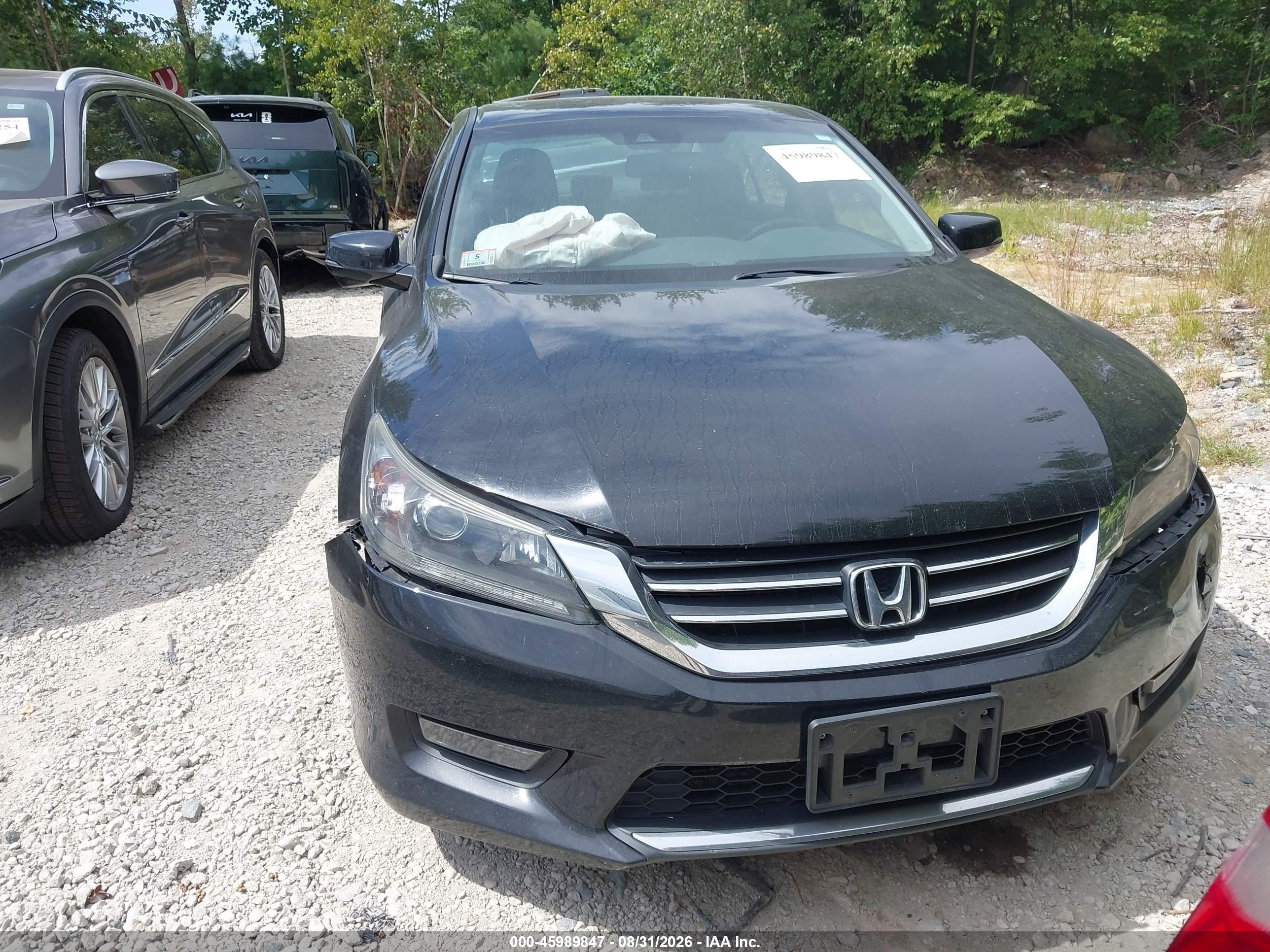 2014 Honda Accord Ex-l Black vin: 1HGCR2F81EA239071