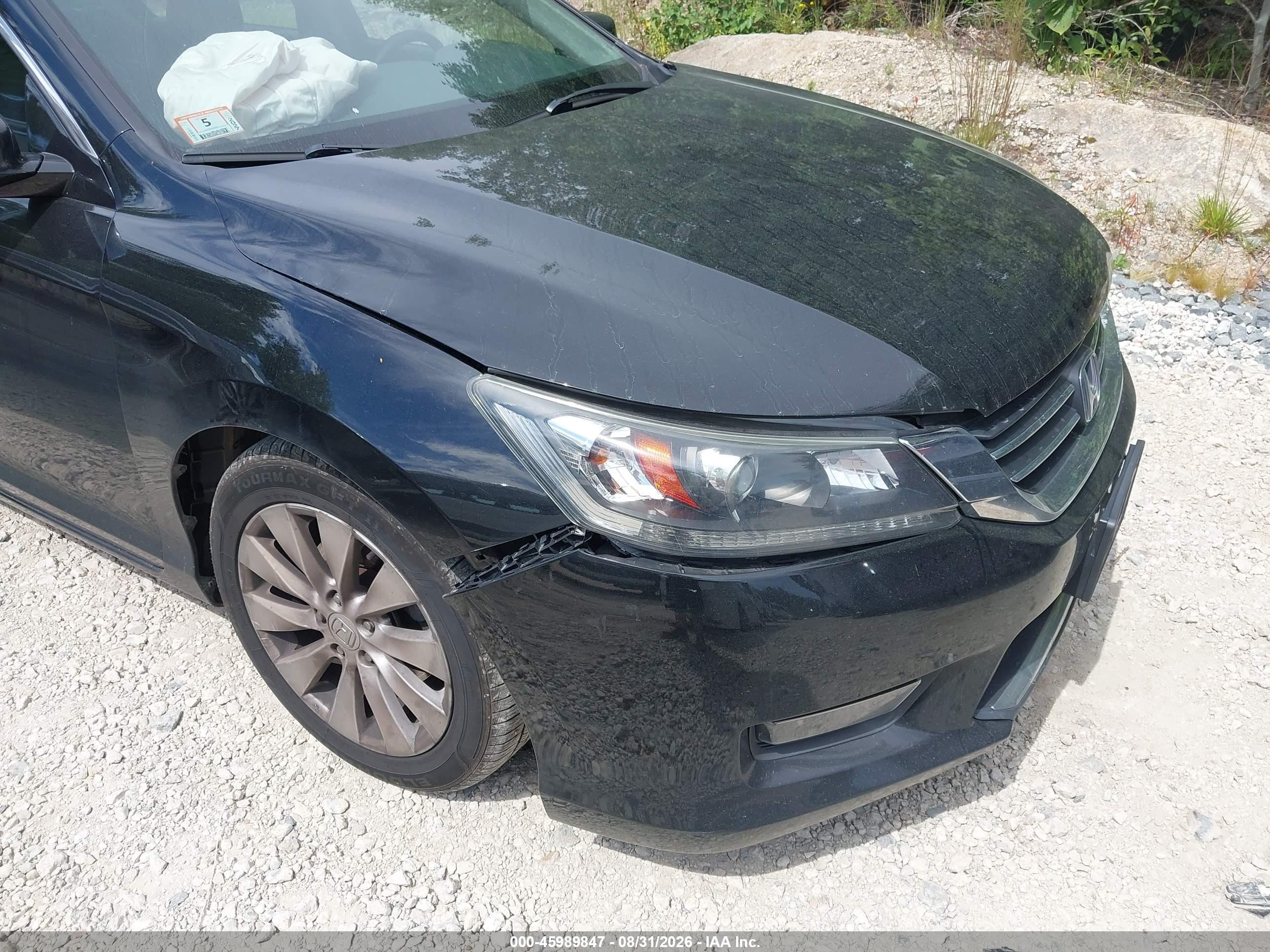 2014 Honda Accord Ex-l Black vin: 1HGCR2F81EA239071