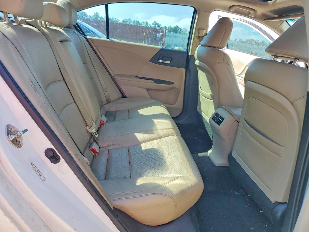 2014 Honda Accord Exl White vin: 1HGCR2F81EA242844
