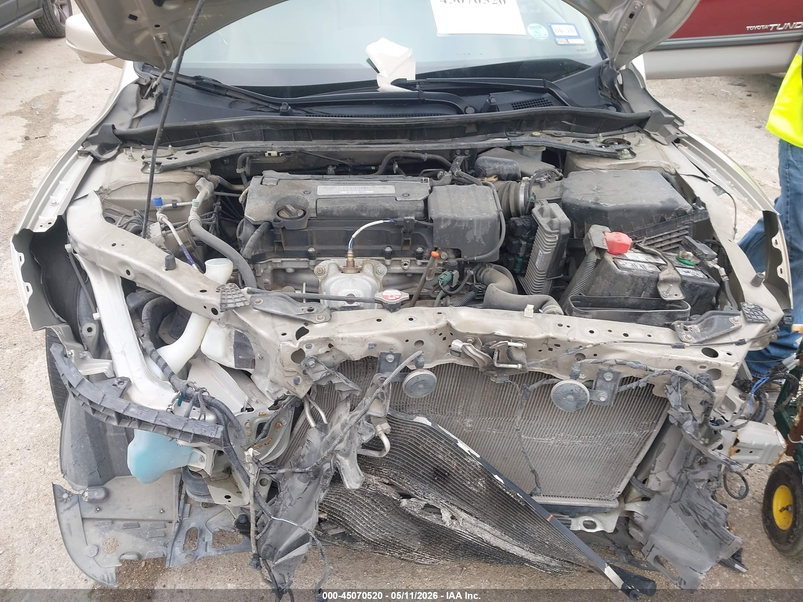 2014 Honda Accord Ex-l Beige vin: 1HGCR2F81EA280655