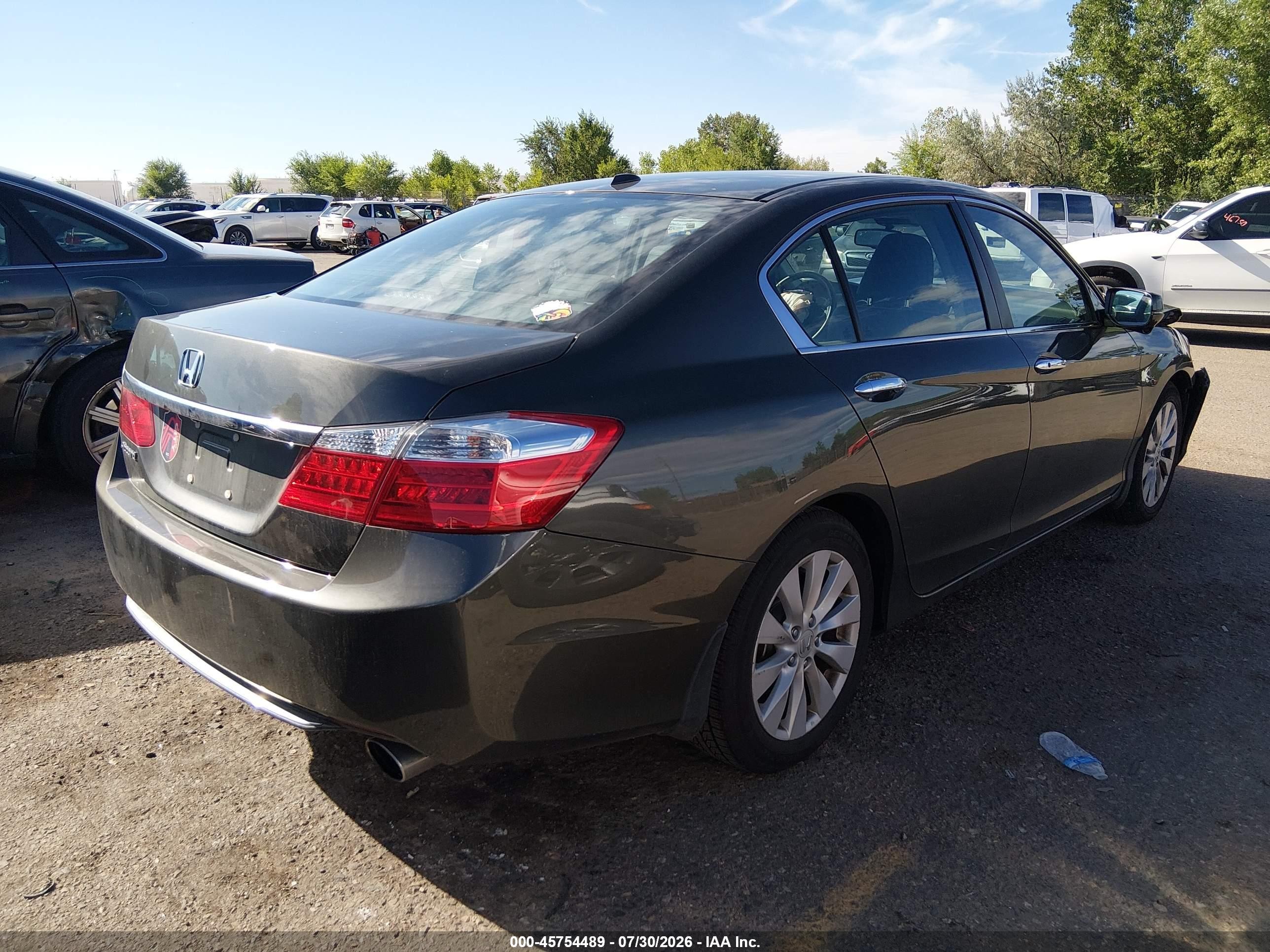 2014 Honda Accord Ex-l Green vin: 1HGCR2F81EA292000