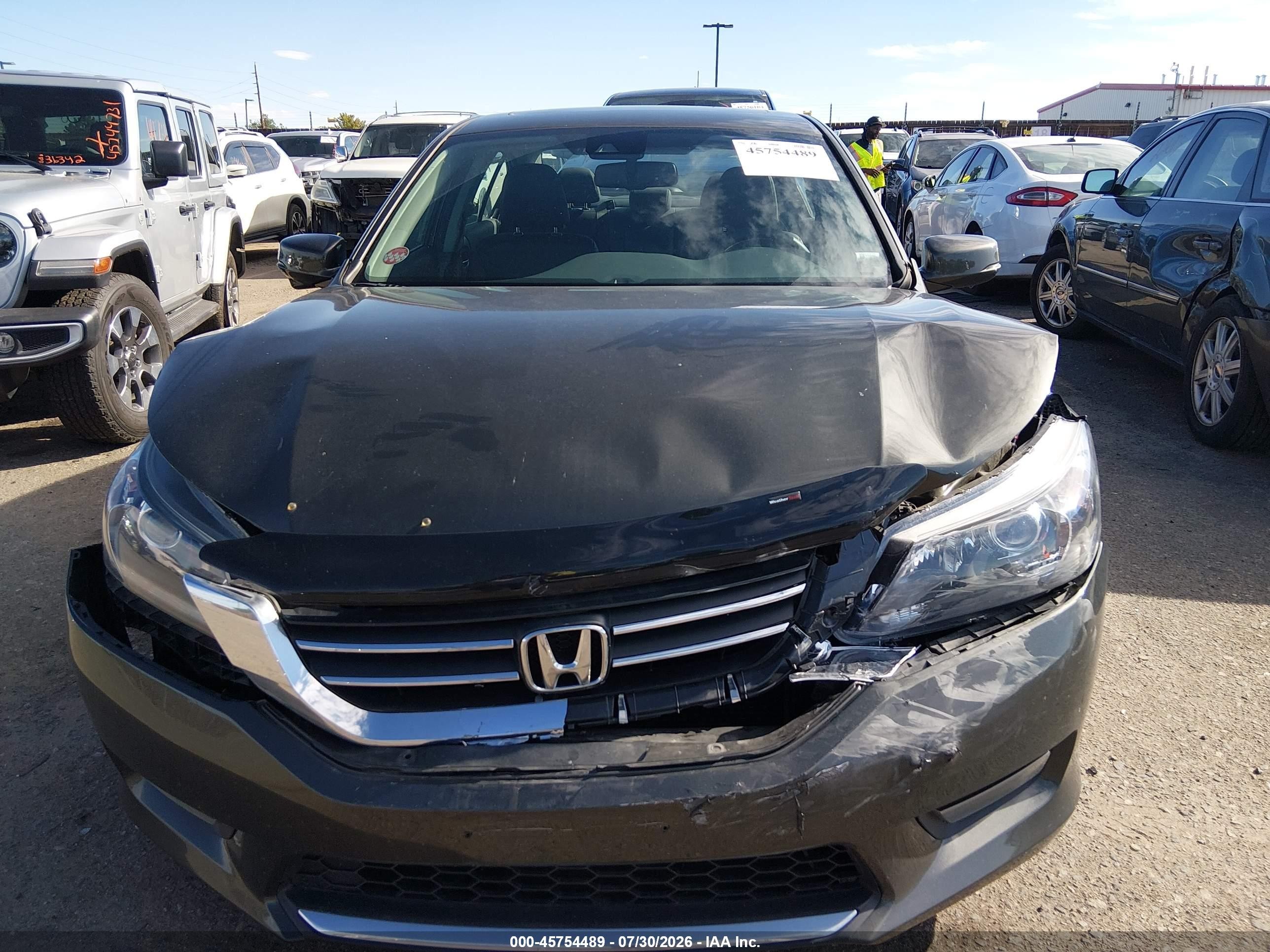 2014 Honda Accord Ex-l Green vin: 1HGCR2F81EA292000