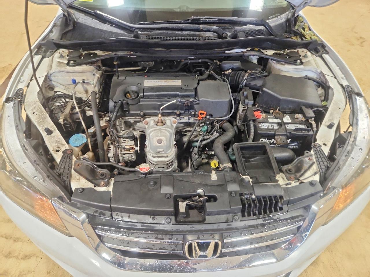 2014 Honda Accord Exl White vin: 1HGCR2F81EA307904