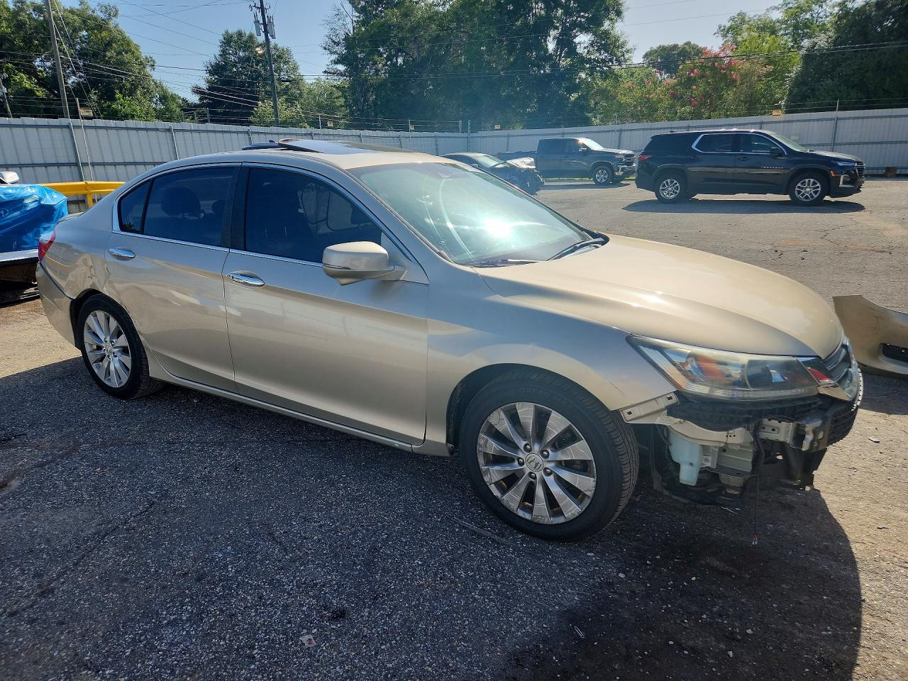 2014 Honda Accord Exl Gold vin: 1HGCR2F81EA308874
