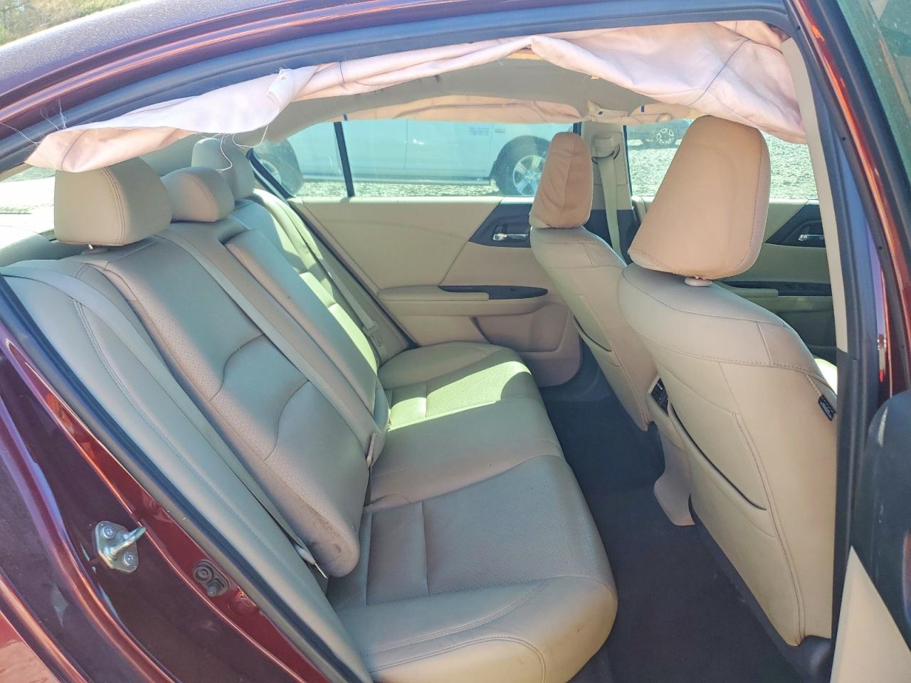 2015 Honda Accord Exl Burgundy vin: 1HGCR2F81FA016515