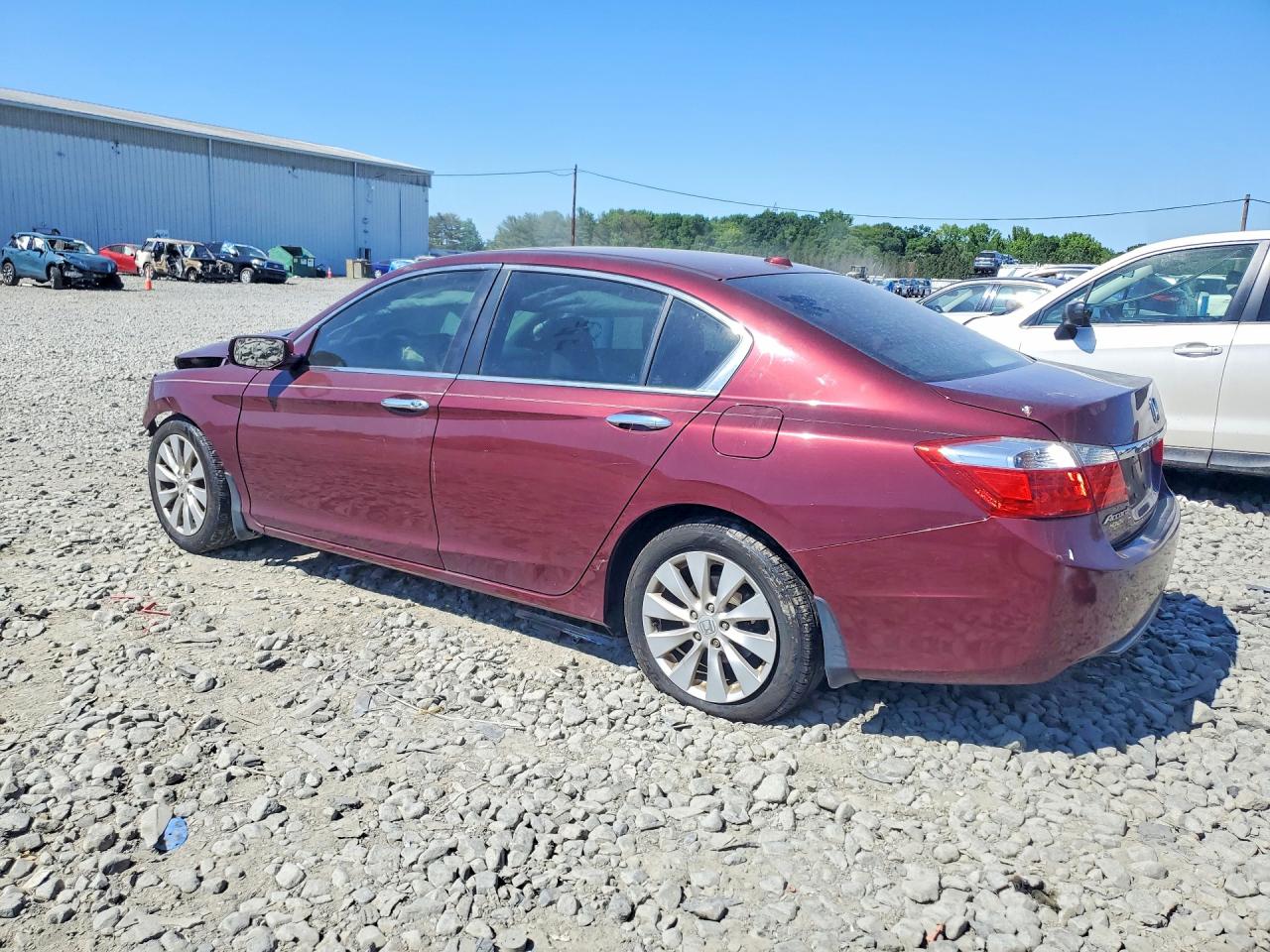 2015 Honda Accord Exl Burgundy vin: 1HGCR2F81FA016515