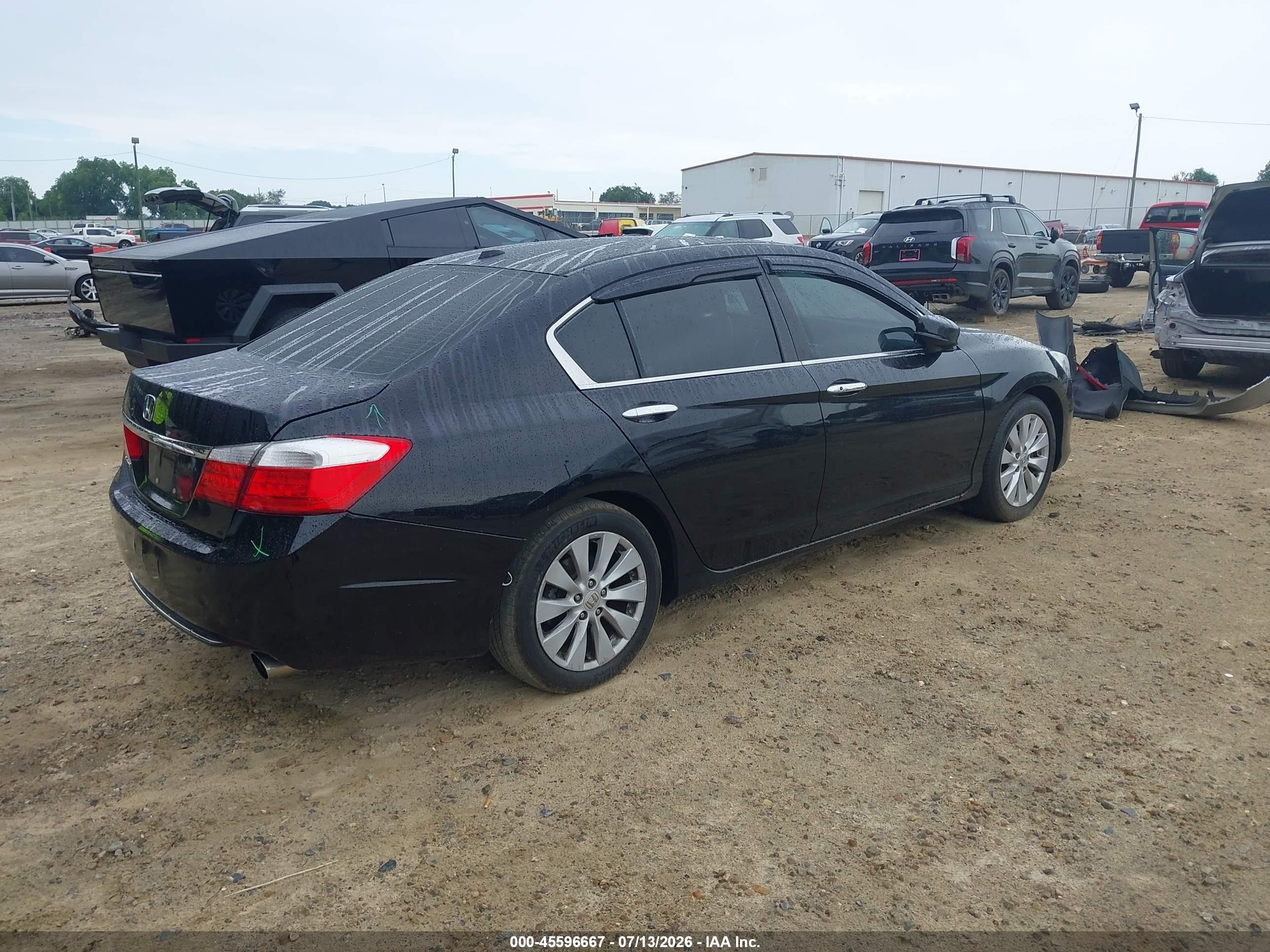2015 Honda Accord Ex-l Black vin: 1HGCR2F81FA031421