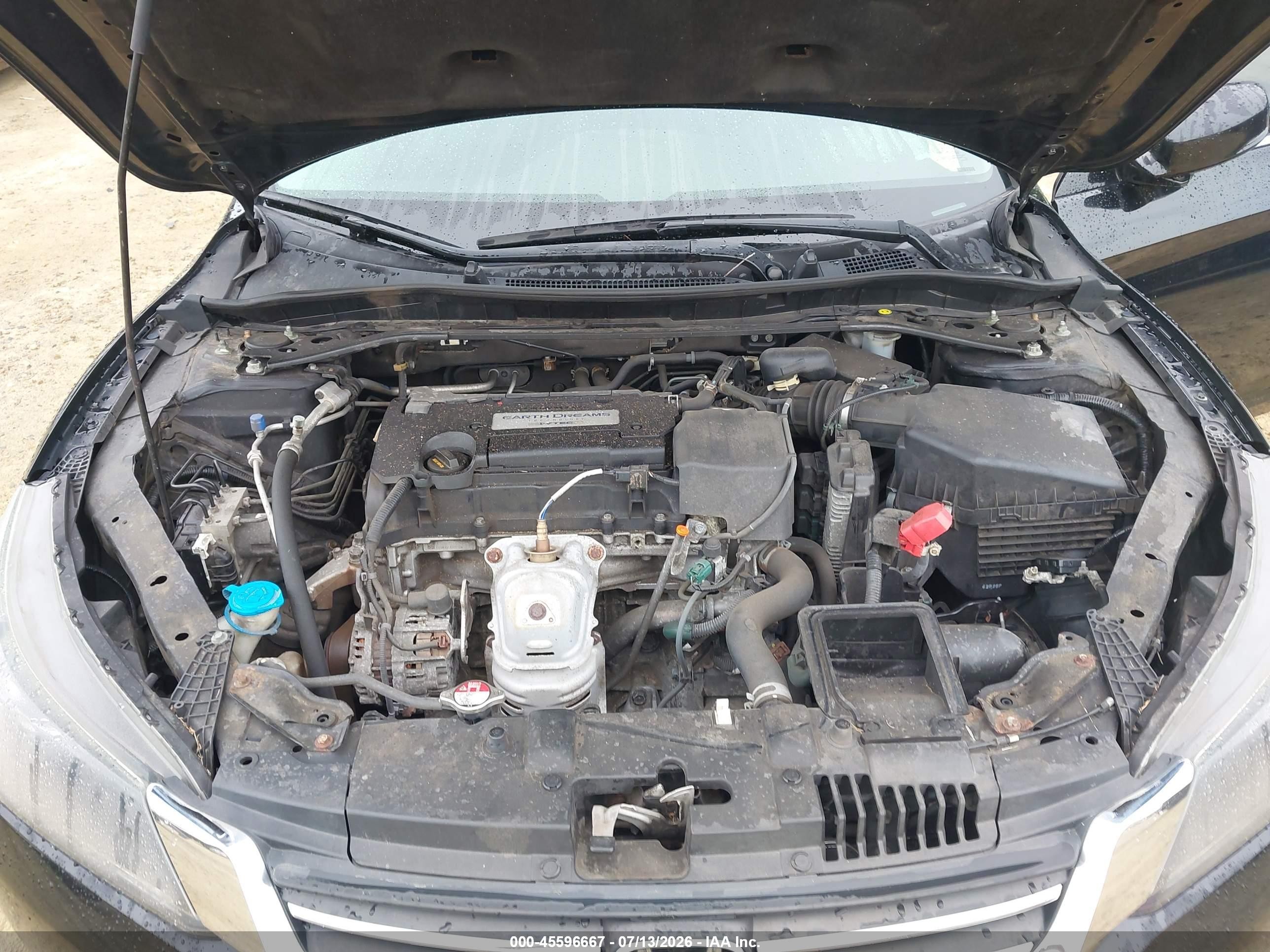 2015 Honda Accord Ex-l Black vin: 1HGCR2F81FA031421