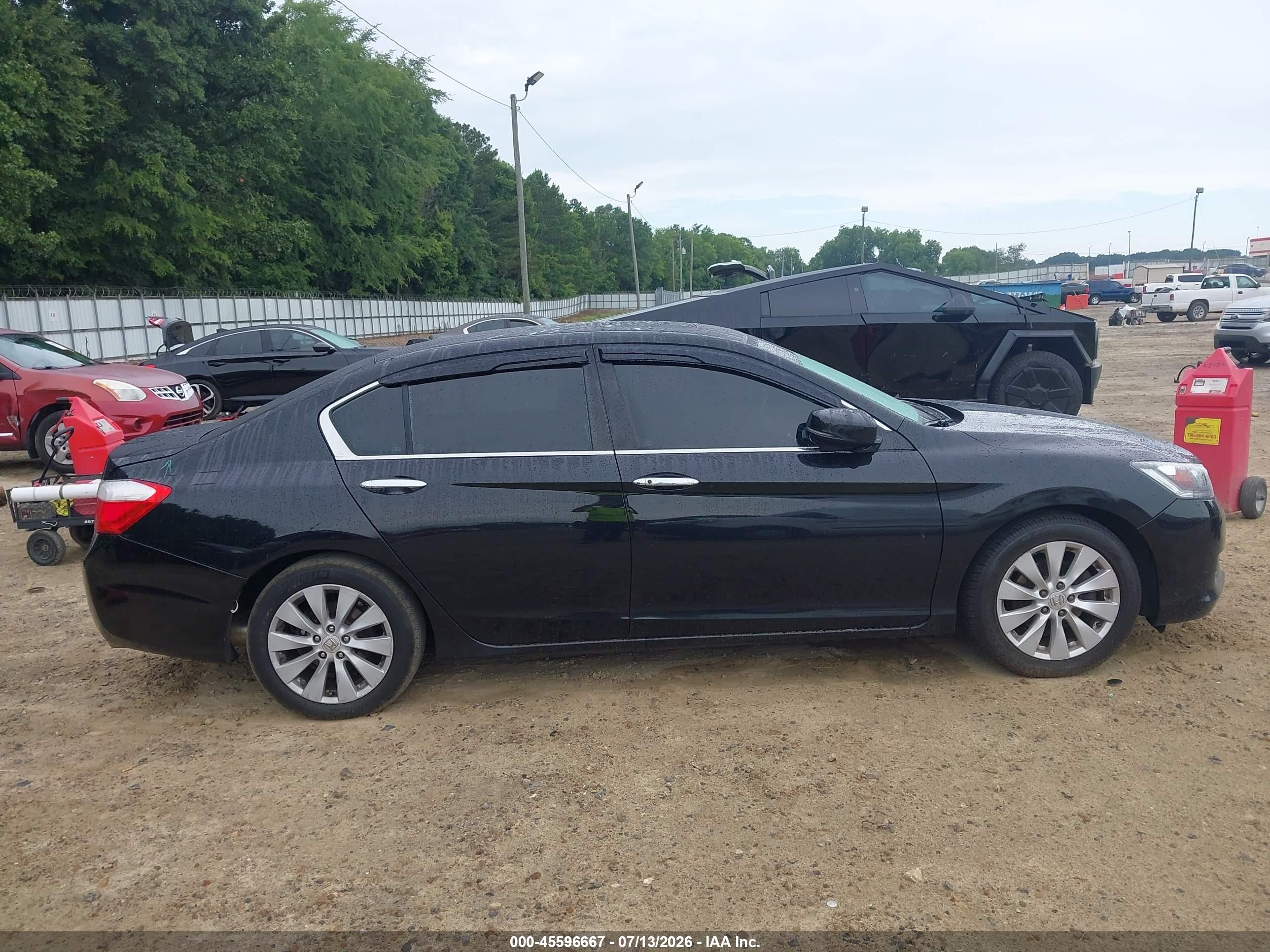 2015 Honda Accord Ex-l Black vin: 1HGCR2F81FA031421