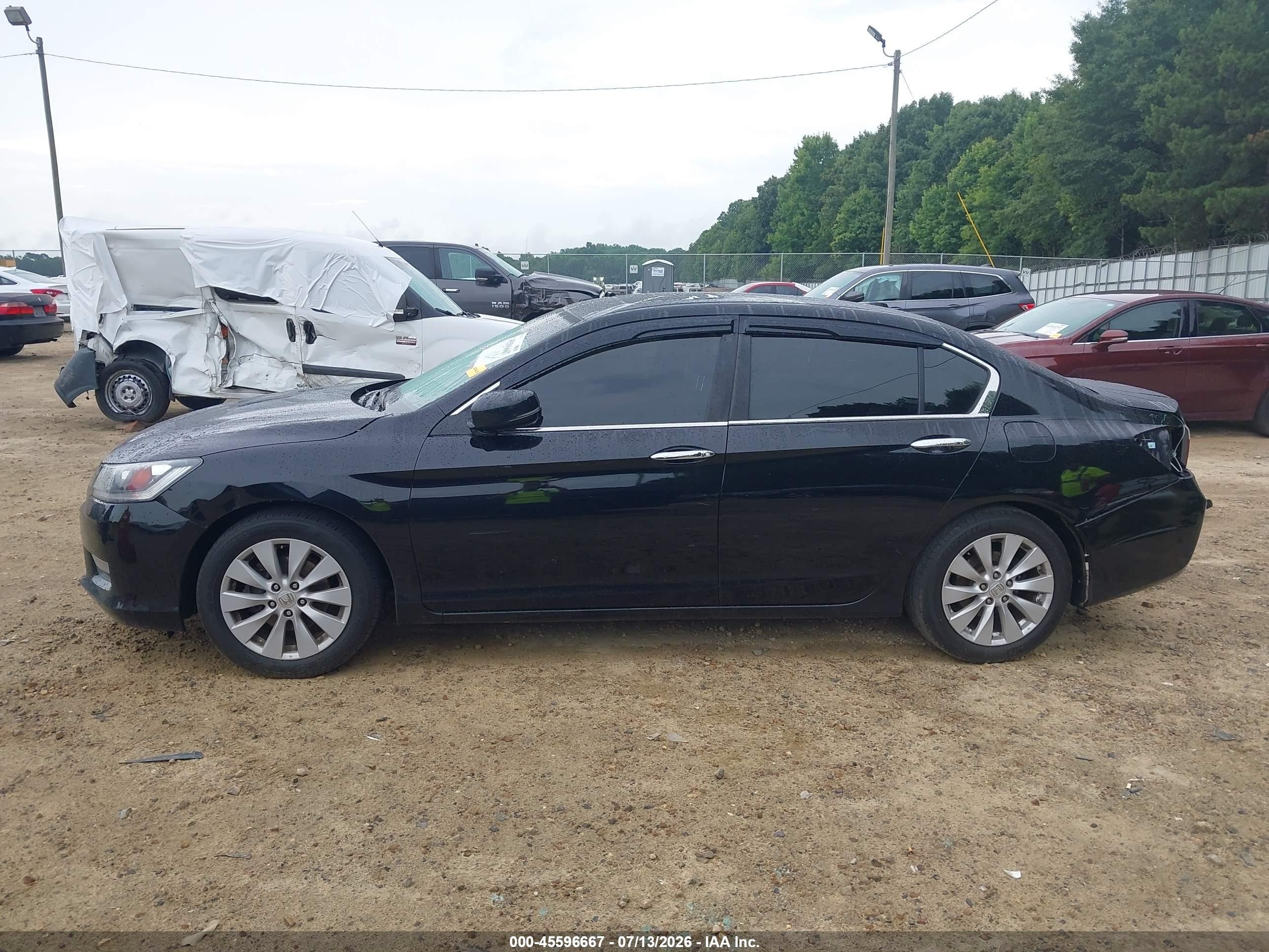2015 Honda Accord Ex-l Black vin: 1HGCR2F81FA031421