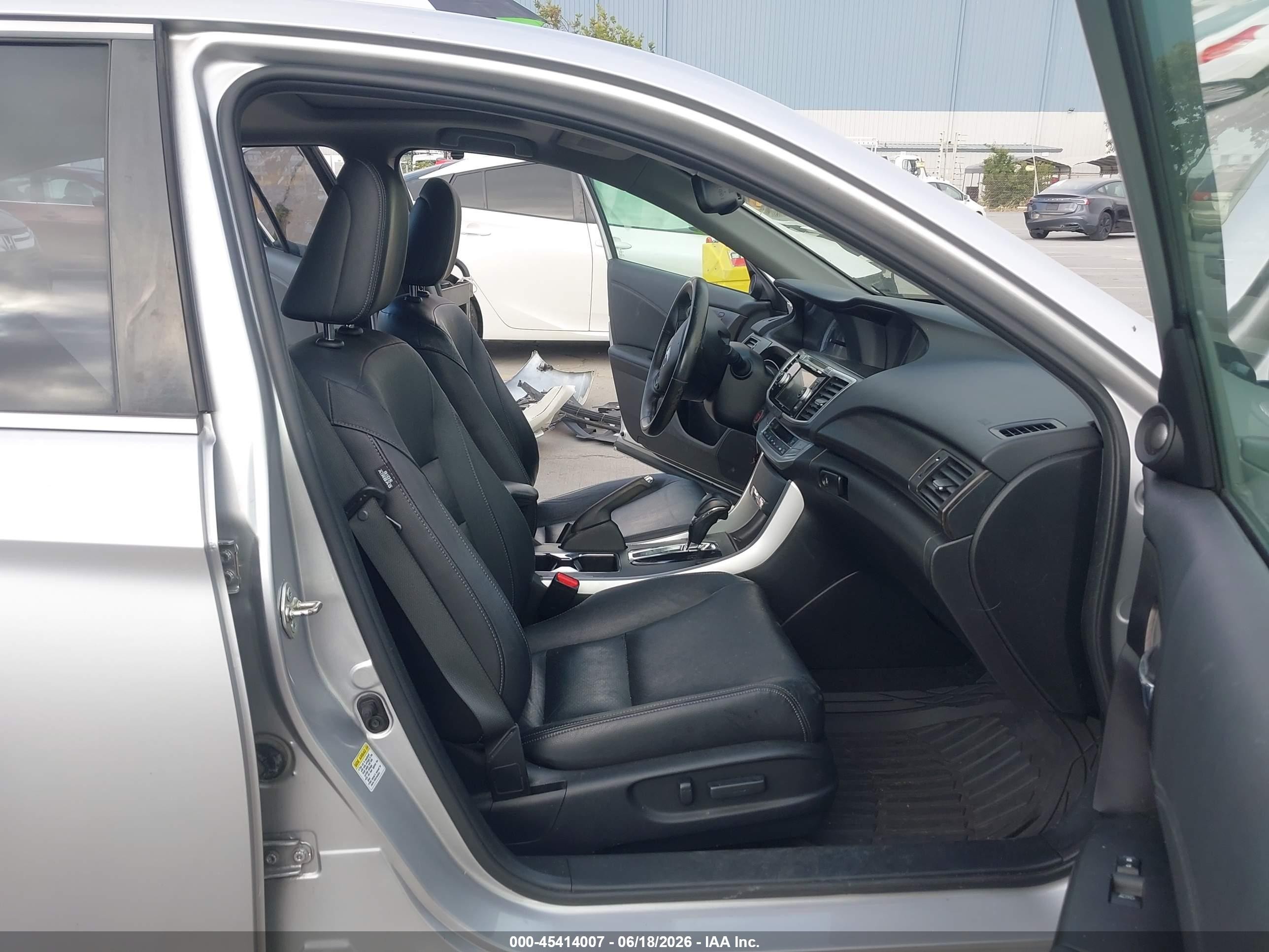 2015 Honda Accord Ex-l Gray vin: 1HGCR2F81FA066251