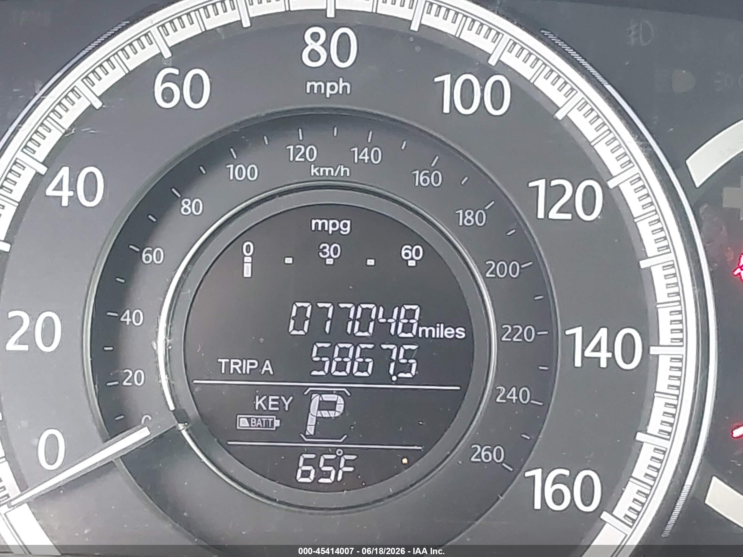2015 Honda Accord Ex-l Gray vin: 1HGCR2F81FA066251