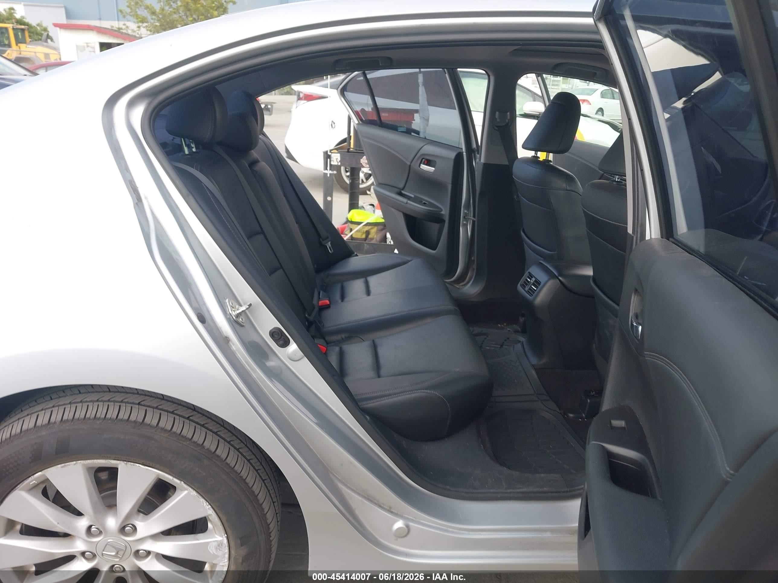 2015 Honda Accord Ex-l Gray vin: 1HGCR2F81FA066251