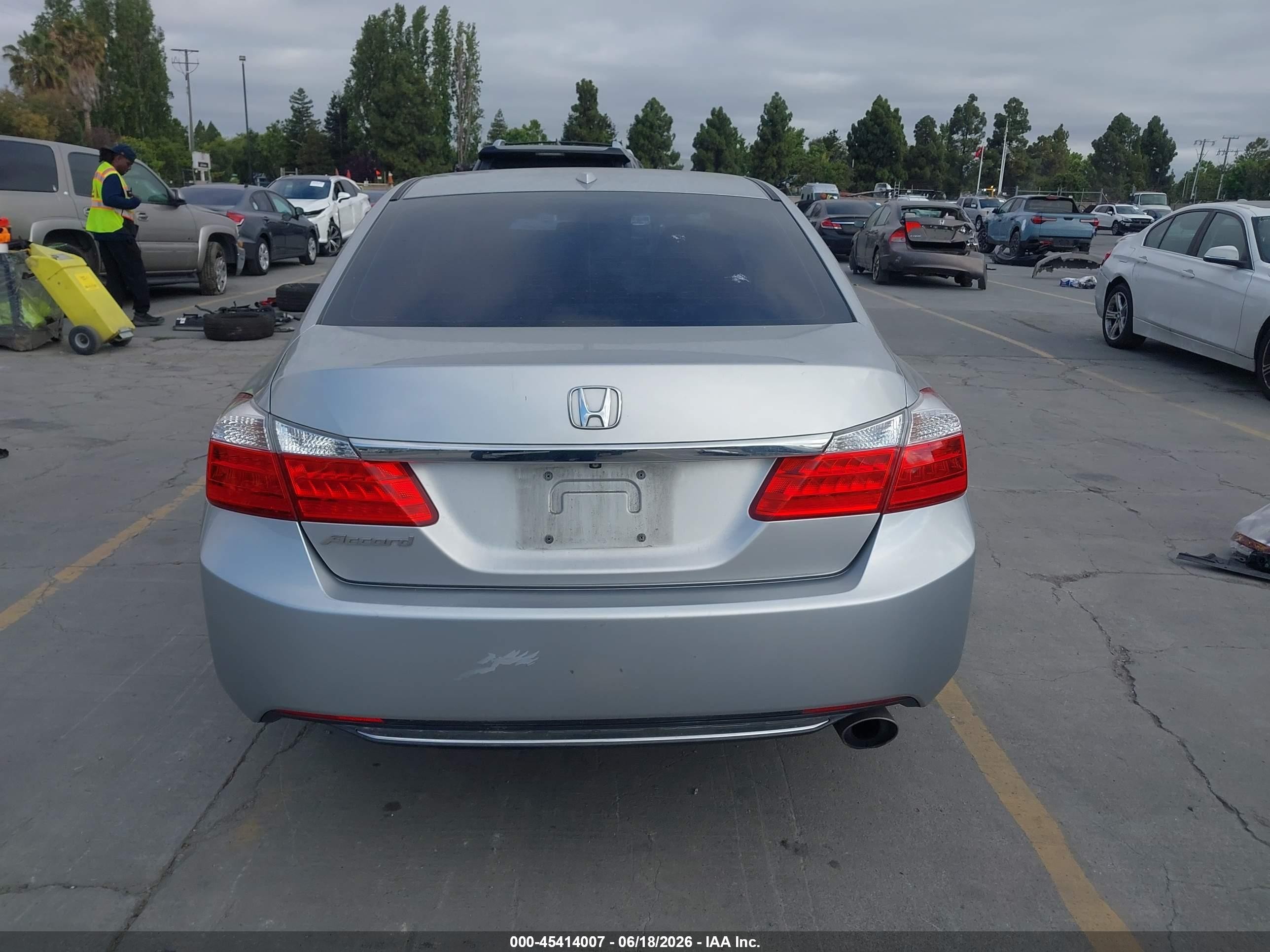 2015 Honda Accord Ex-l Gray vin: 1HGCR2F81FA066251