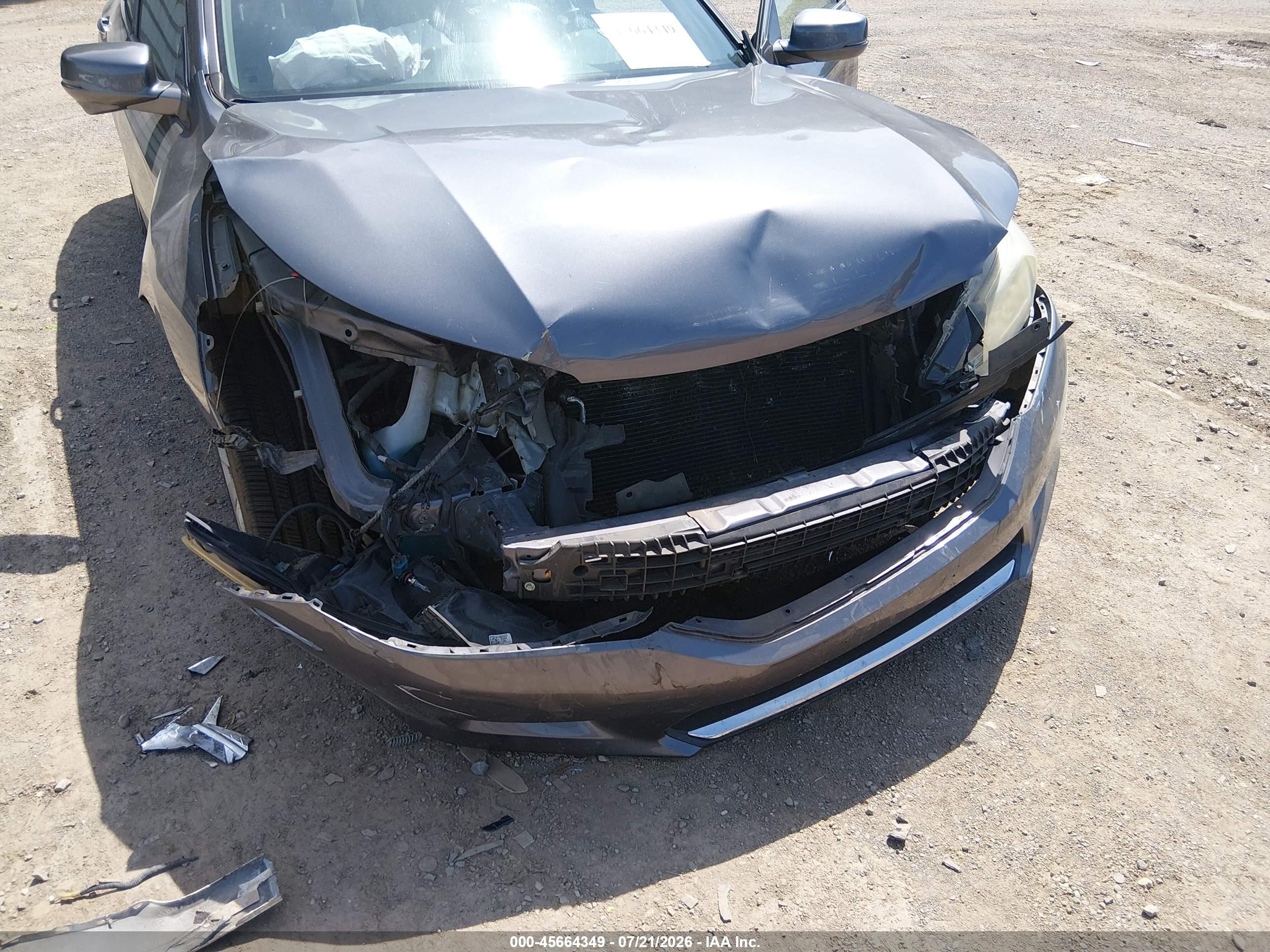 2015 Honda Accord Ex-l Gray vin: 1HGCR2F81FA099718
