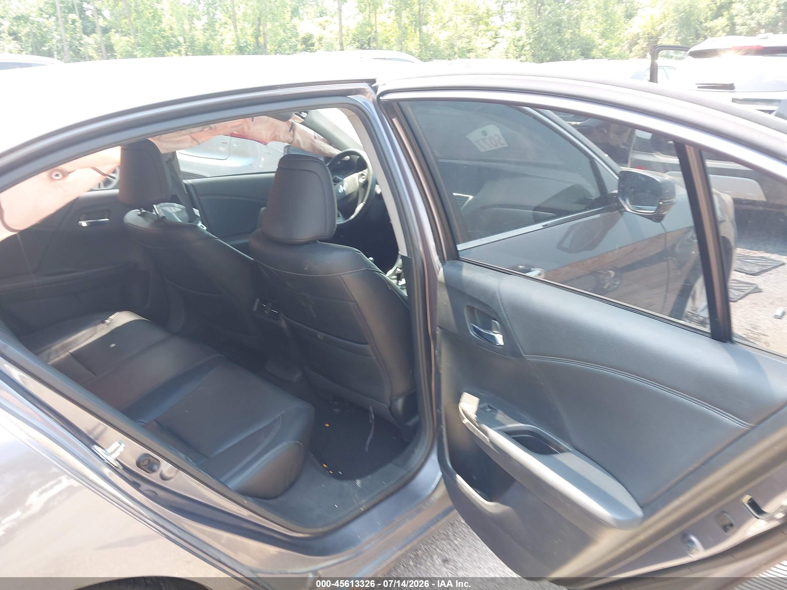 2015 Honda Accord Ex-l Gray vin: 1HGCR2F81FA183733