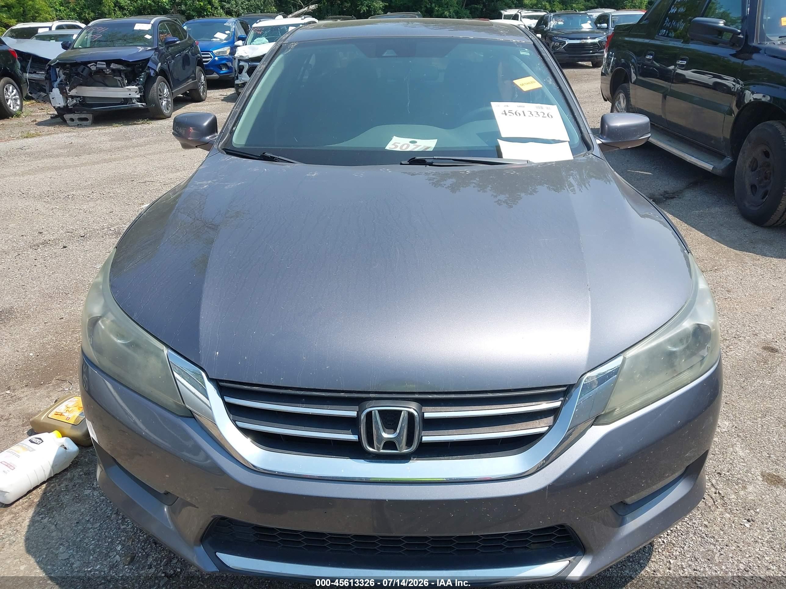 2015 Honda Accord Ex-l Gray vin: 1HGCR2F81FA183733