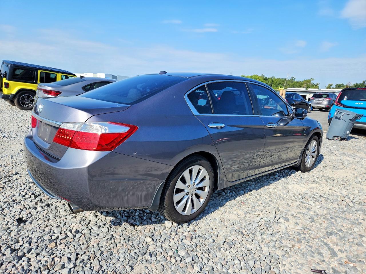 2015 Honda Accord Exl Gray vin: 1HGCR2F81FA188060