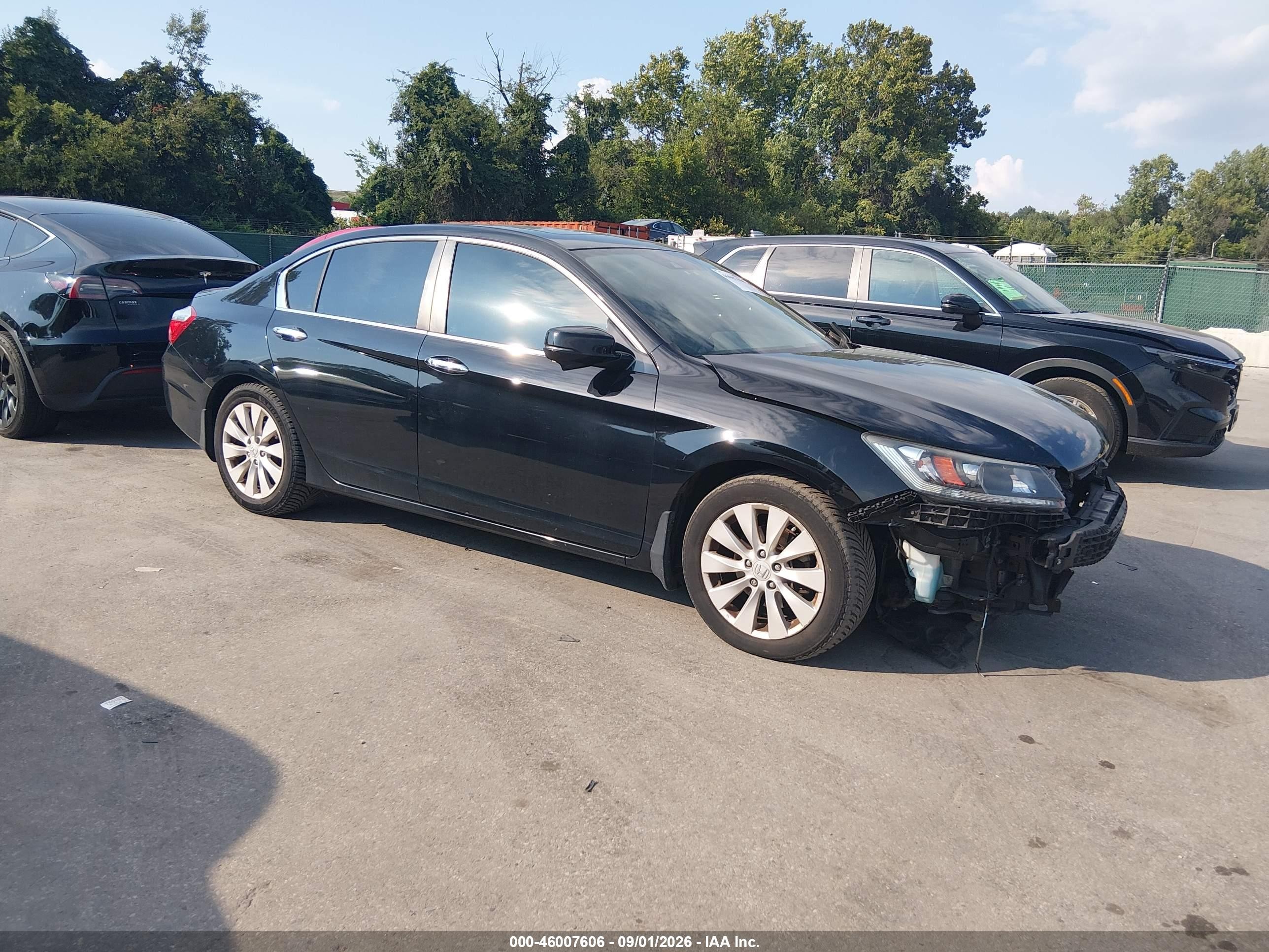 2015 Honda Accord Ex-l Black vin: 1HGCR2F81FA195283