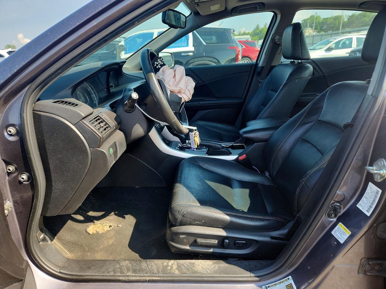 2015 Honda Accord Exl Серый vin: 1HGCR2F81FA201776
