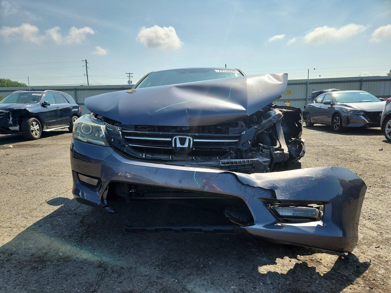 2015 Honda Accord Exl Серый vin: 1HGCR2F81FA201776