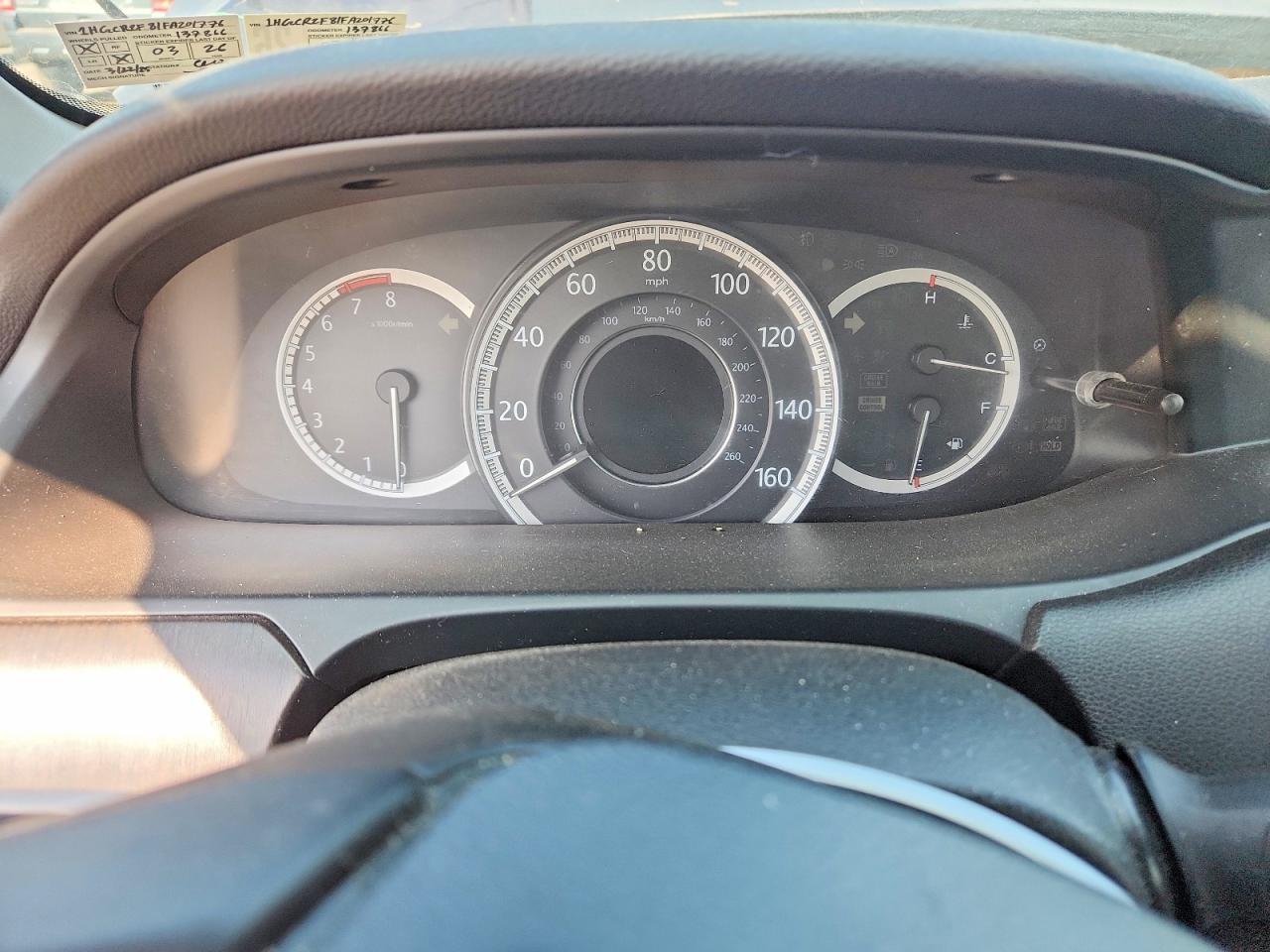 2015 Honda Accord Exl Серый vin: 1HGCR2F81FA201776