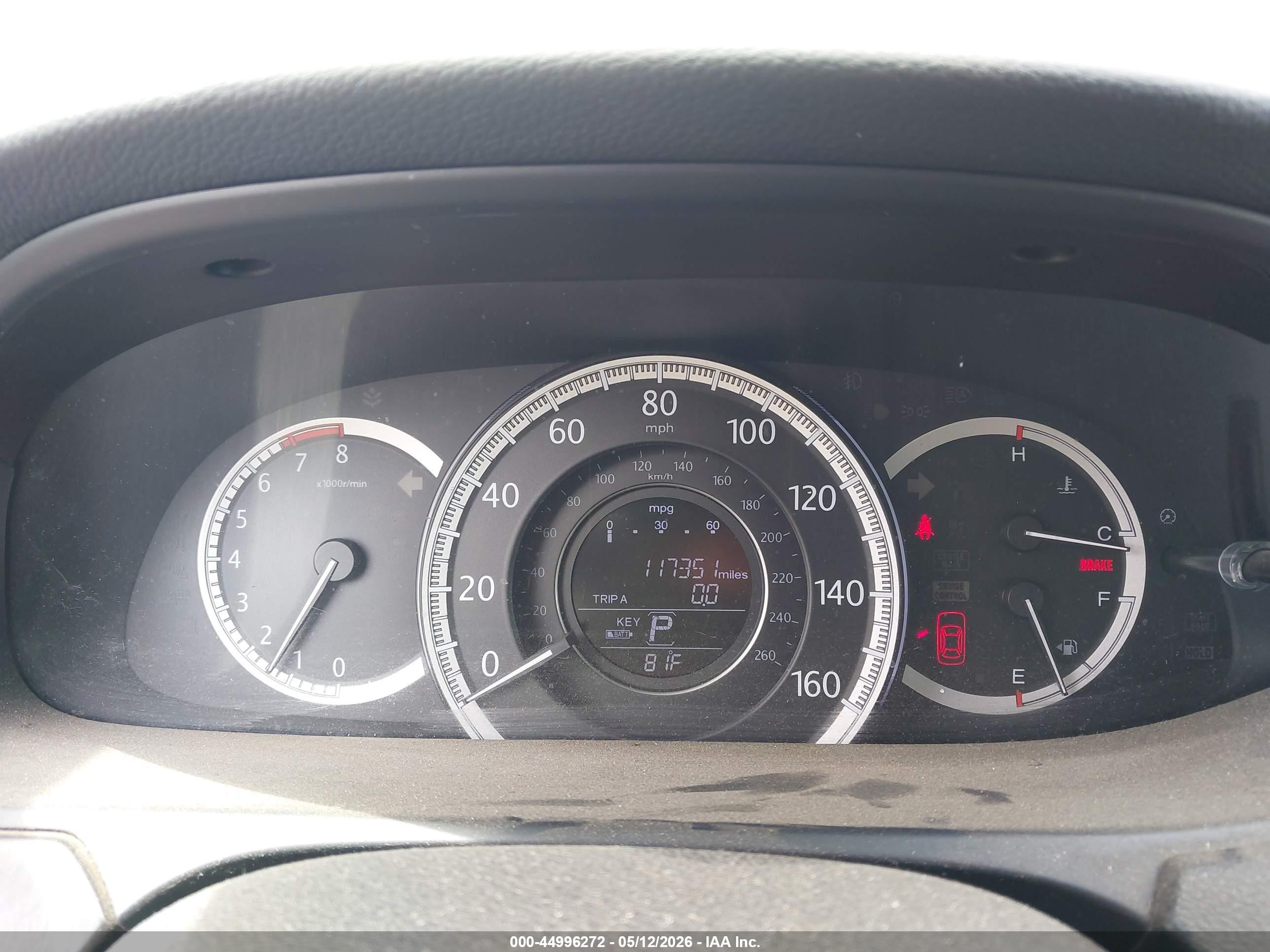2015 Honda Accord Ex-l Silver vin: 1HGCR2F81FA202796