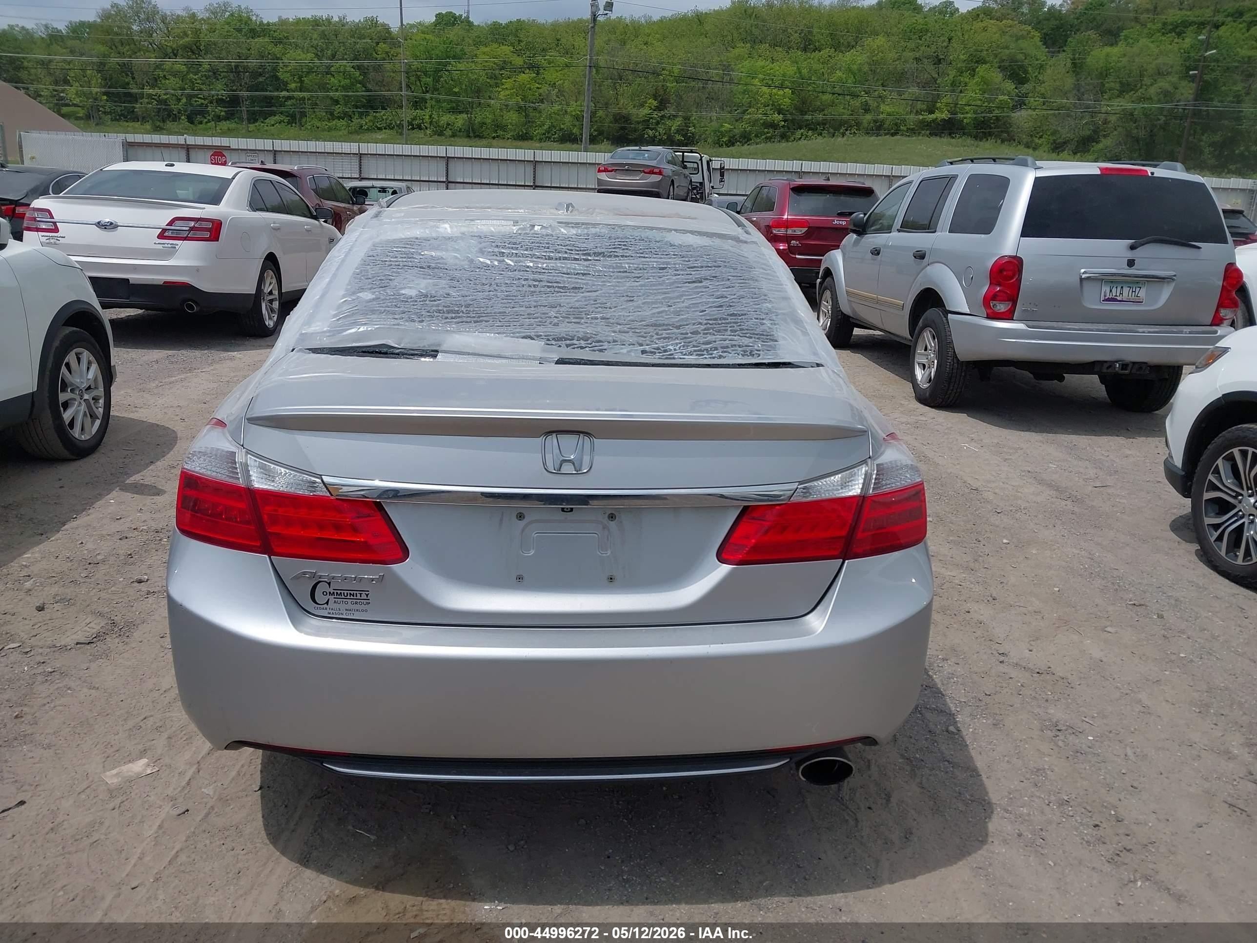 2015 Honda Accord Ex-l Silver vin: 1HGCR2F81FA202796